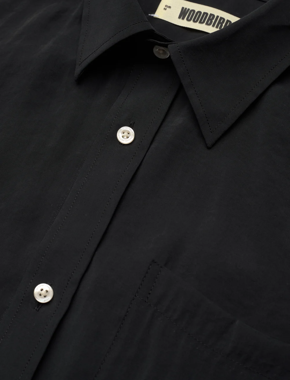 Woodbird - WBBuzo Modu Shirt - casual skjortor - black - 3
