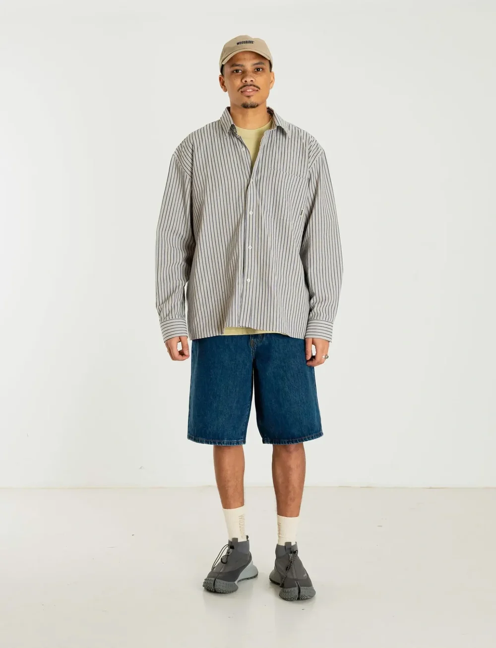 Woodbird - WBBuzo Ming Shirt - gestreifte hemden - grey - 0