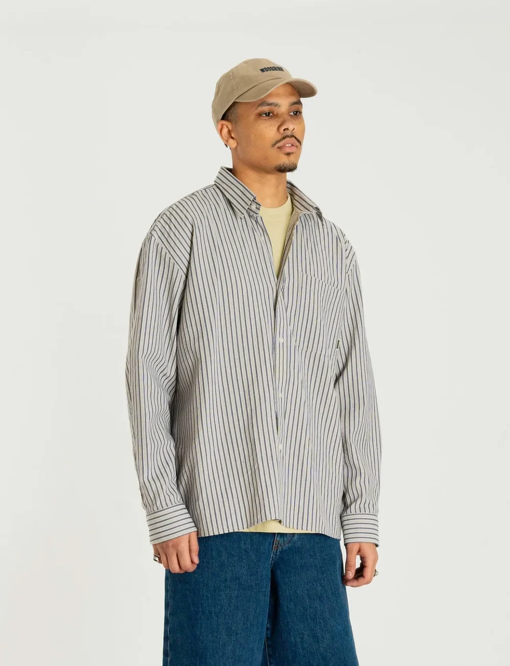 Woodbird - WBBuzo Ming Shirt - gestreifte hemden - grey - 3