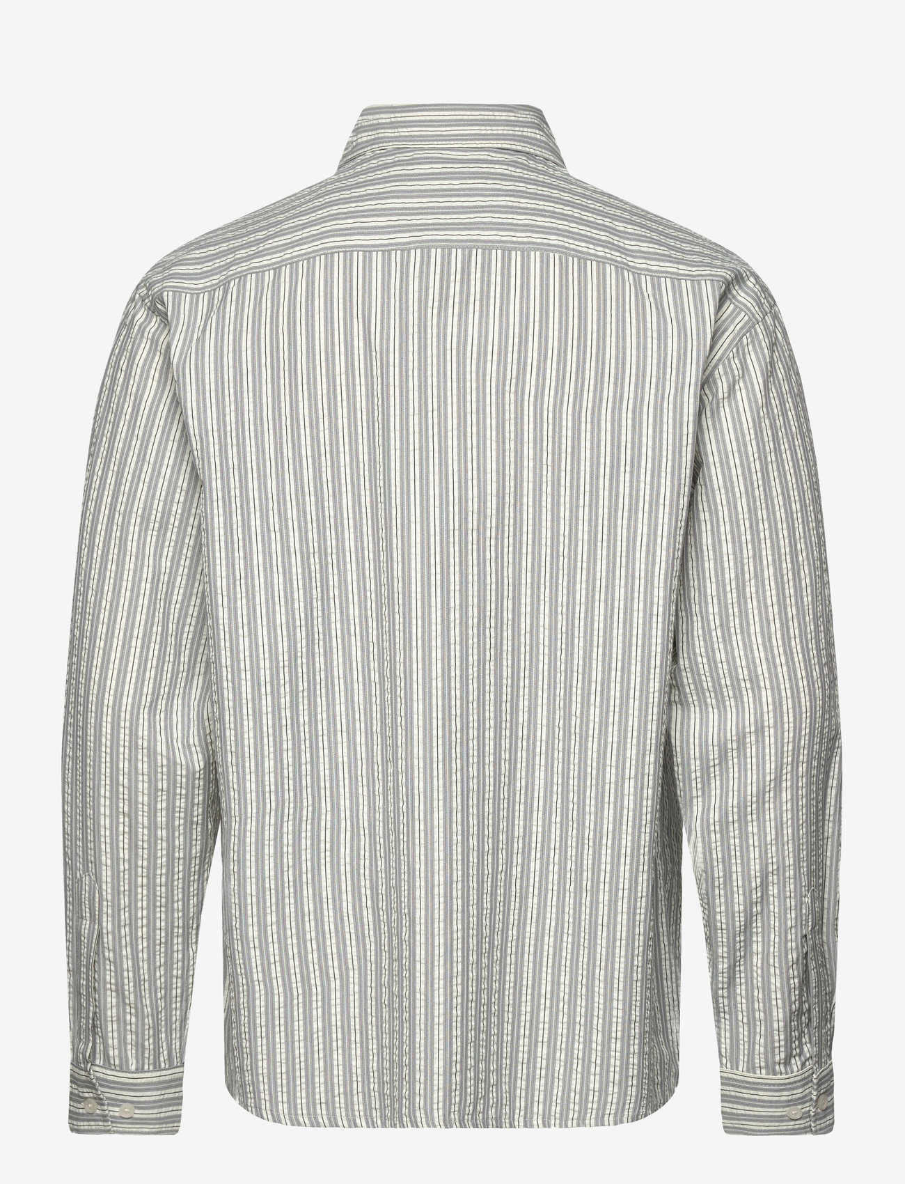 Woodbird - WBBuzo Hoi Shirt - gestreifte hemden - grey - 1