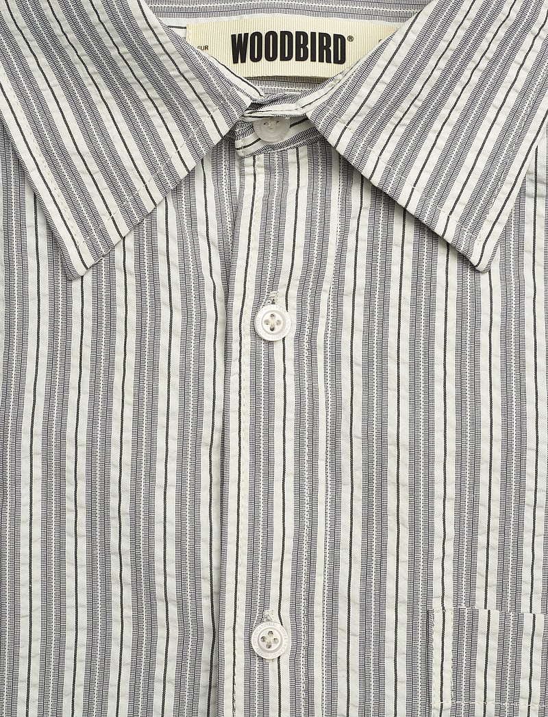 Woodbird - WBBuzo Hoi Shirt - gestreifte hemden - grey - 2