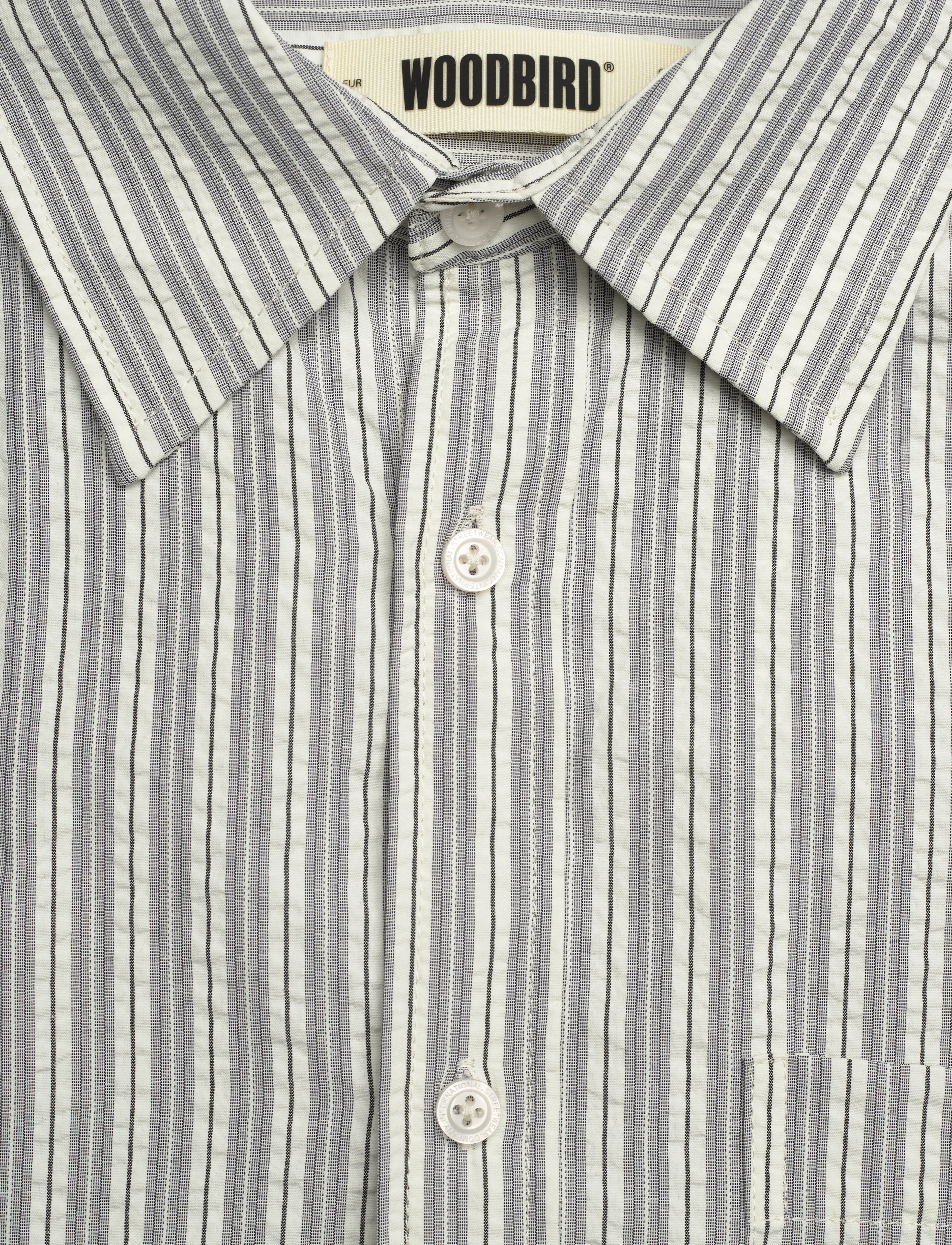 Woodbird - WBBuzo Hoi Shirt - stripete skjorter - grey - 2