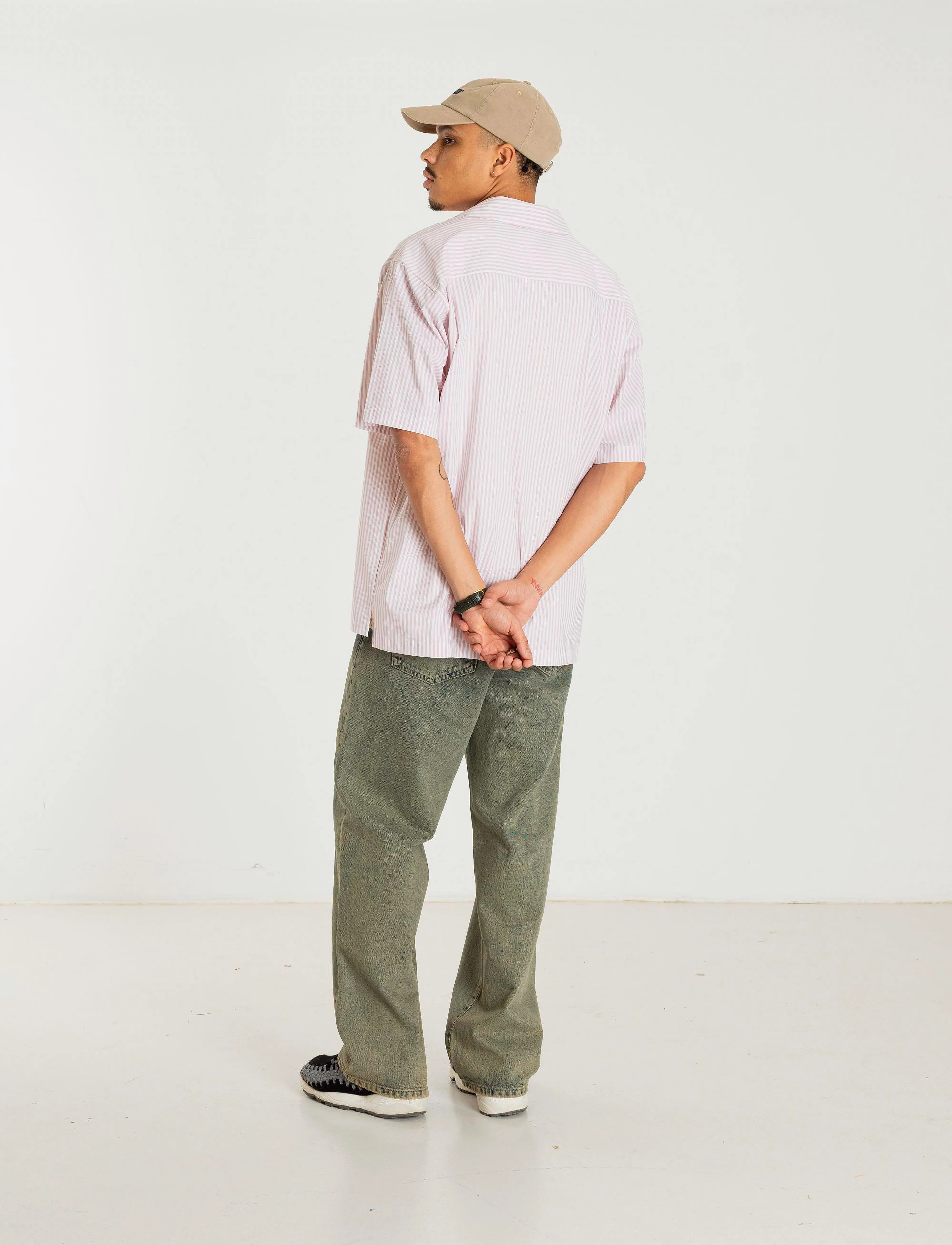 Woodbird - WBBanks Stripe Shirt - white-pink - 4