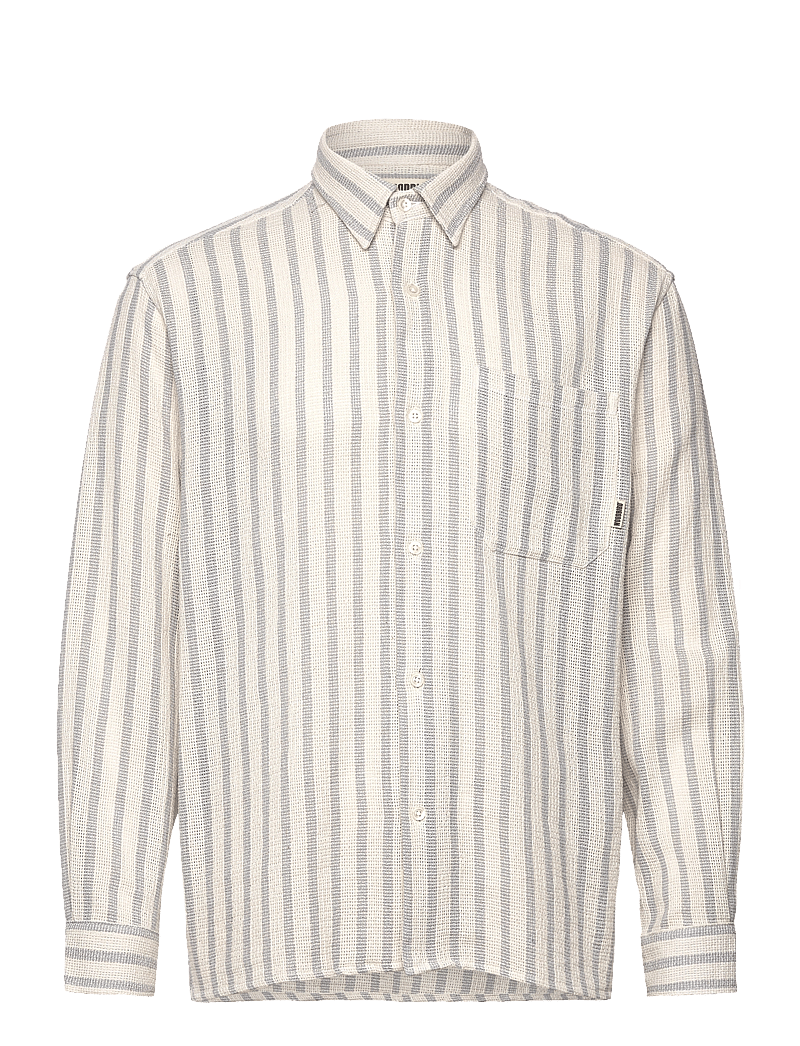 Woodbird - WBBuzo Weeve Shirt - gestreifte hemden - off white - 0