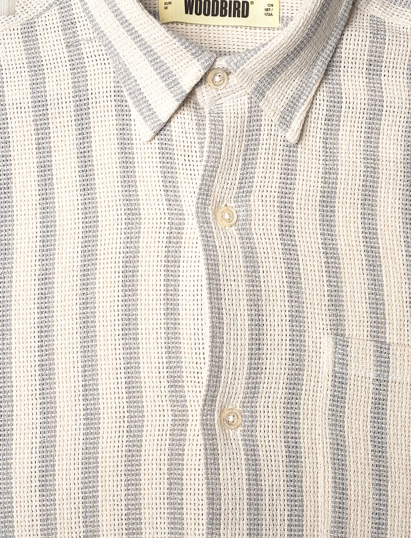 Woodbird - WBBuzo Weeve Shirt - gestreifte hemden - off white - 2