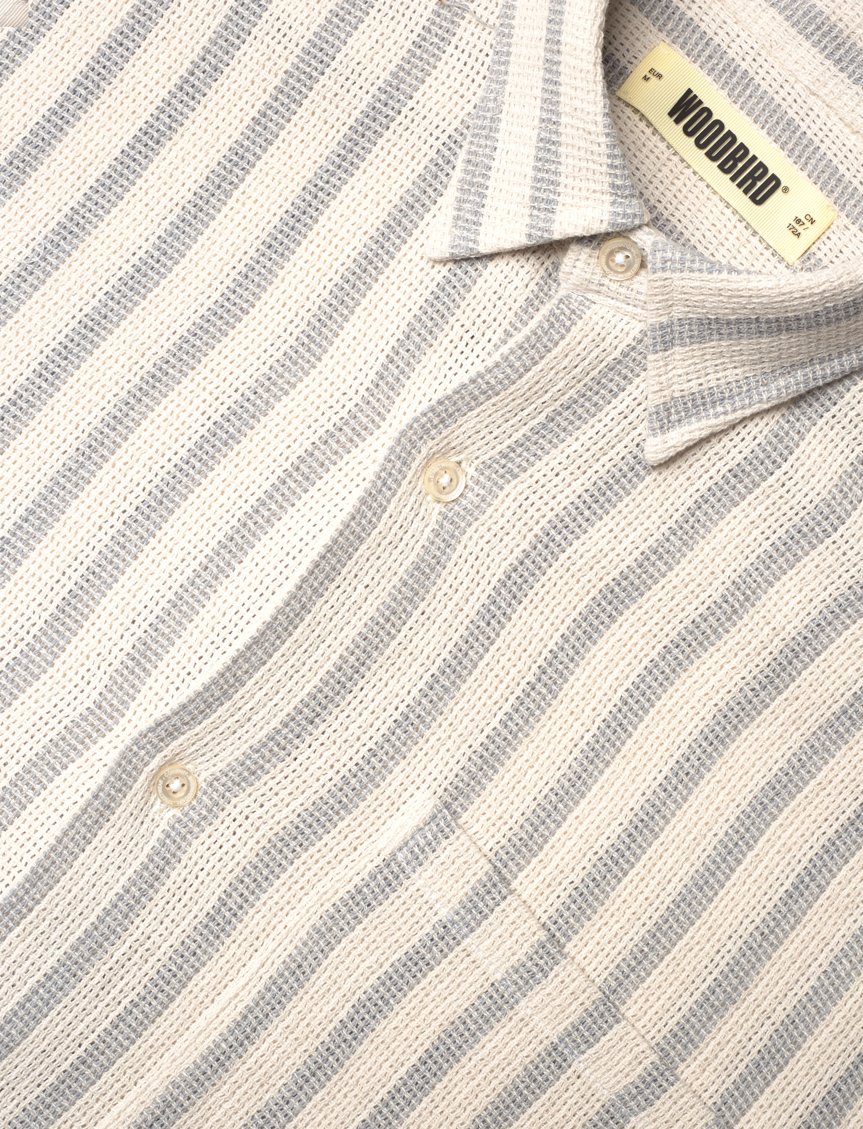 Woodbird - WBBuzo Weeve Shirt - off white - 3