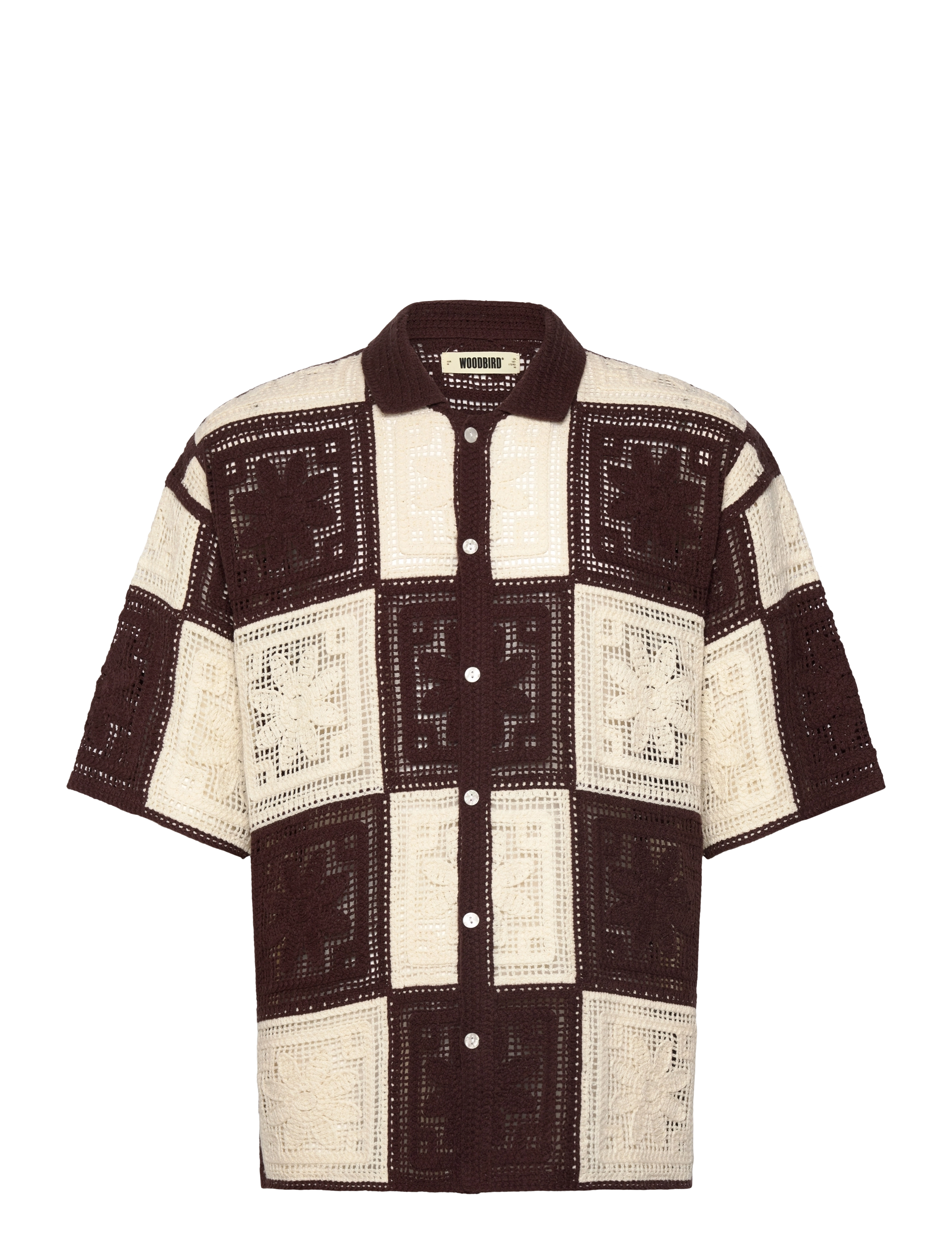 WOODBIRD Wbbanks Crochet Knit Braun - XXL - Herren