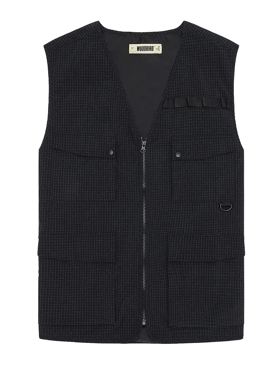 Woodbird - WBDong Tech Vest - västar - black - 1