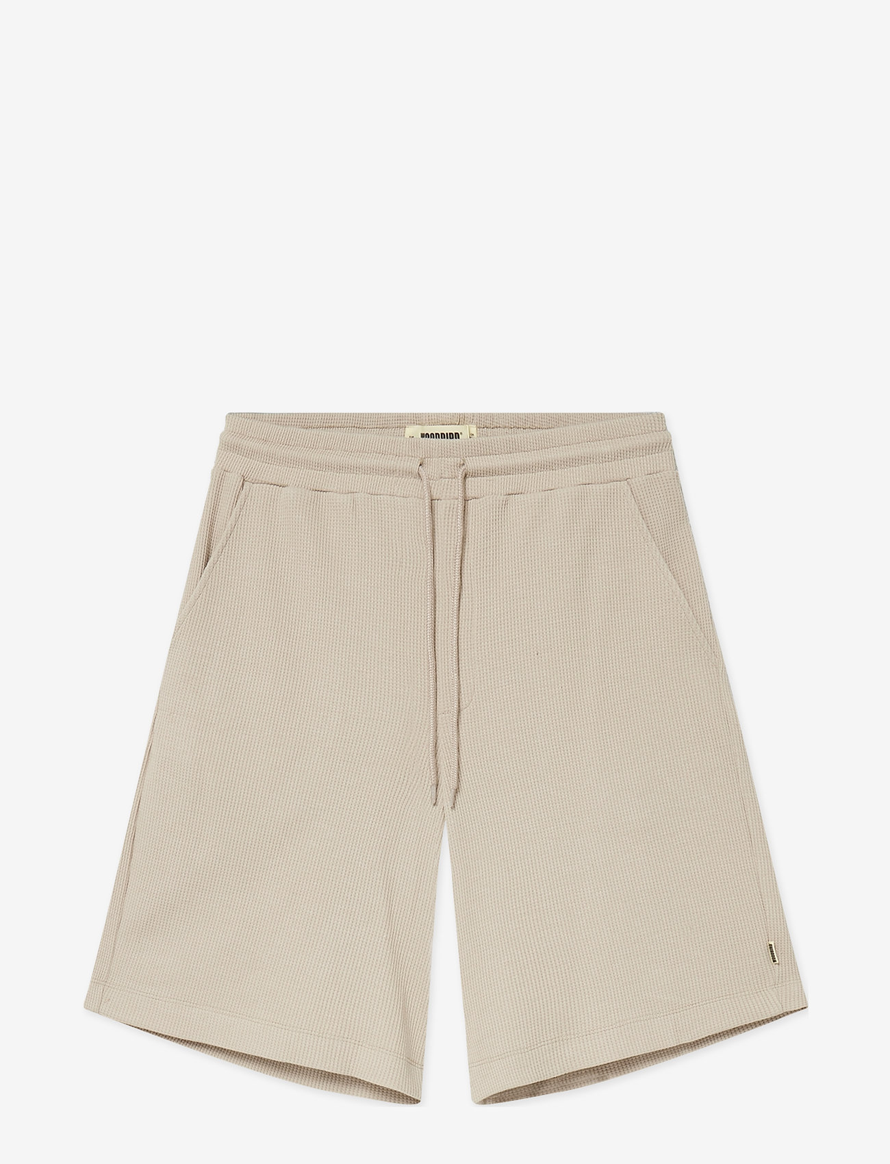 Woodbird - WBBen Waffel Shorts - casual shorts - taupe brown - 1