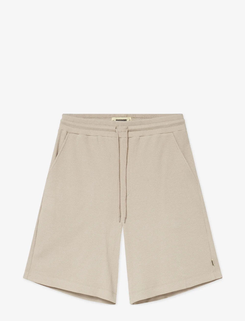 Woodbird - WBBen Waffel Shorts - casual shorts - taupe brown - 1