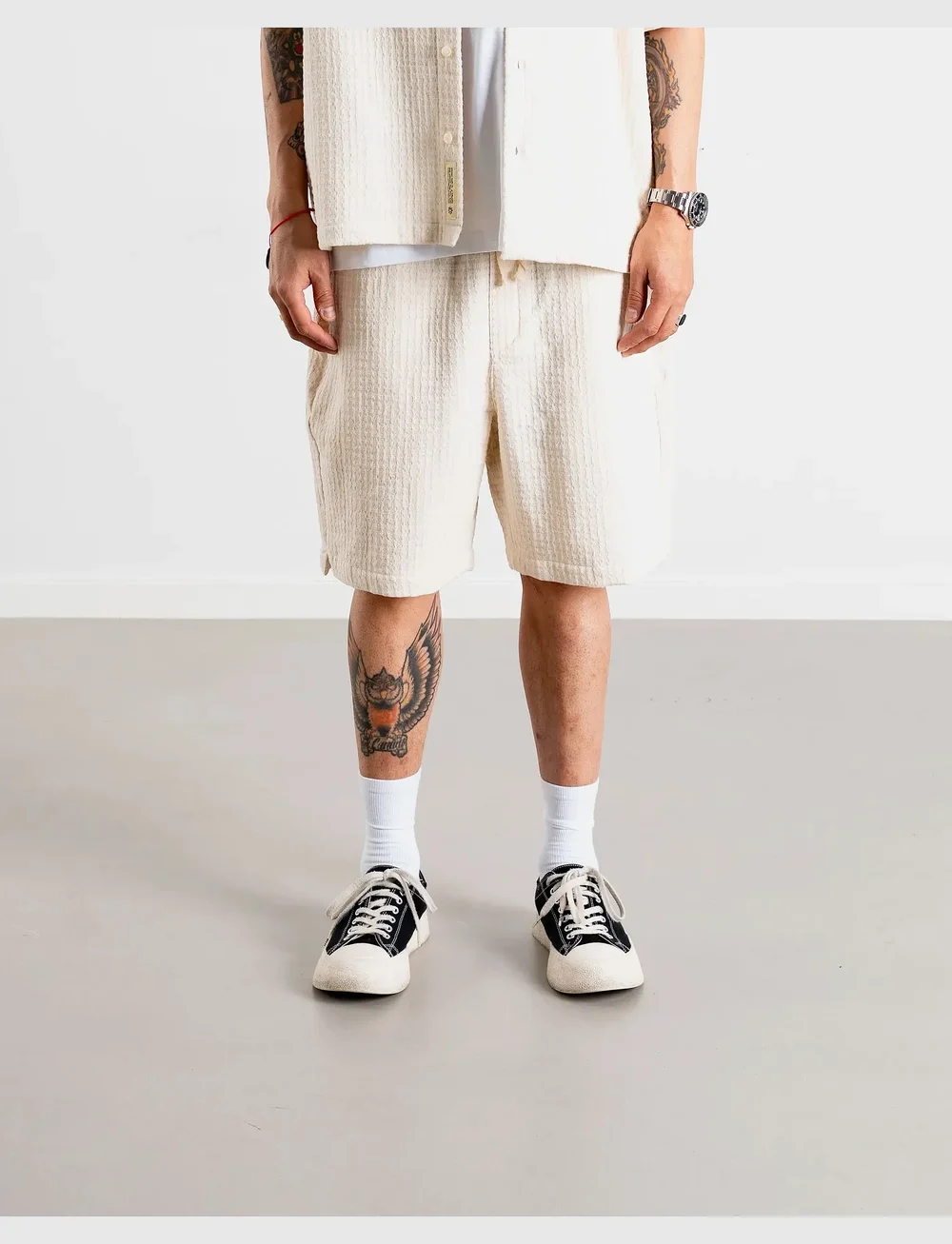 Woodbird - WBBommy Wee Shorts - casual shorts - off white - 0