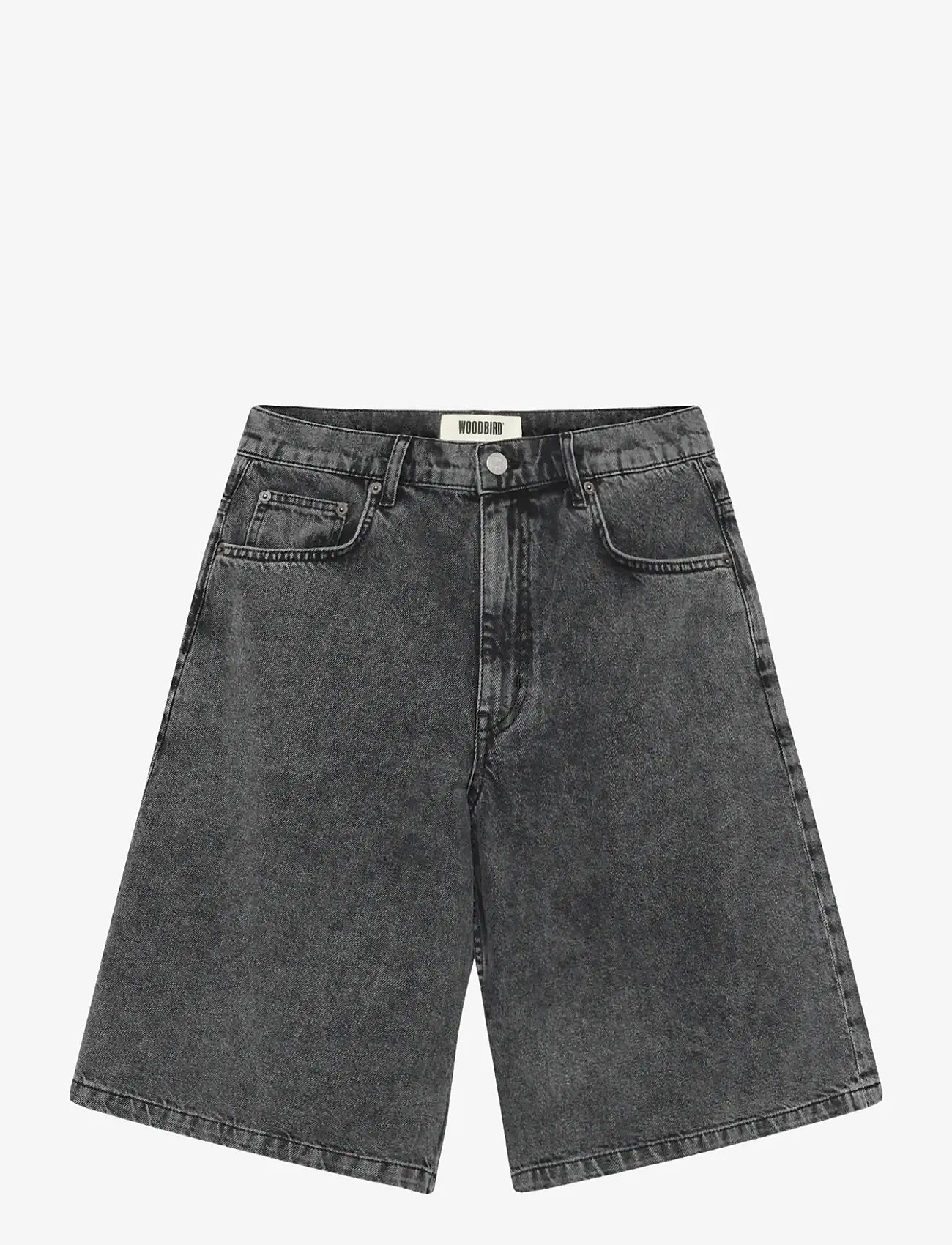 Woodbird - WBYuto Thunblack Shorts - casual shorts - dark grey - 1