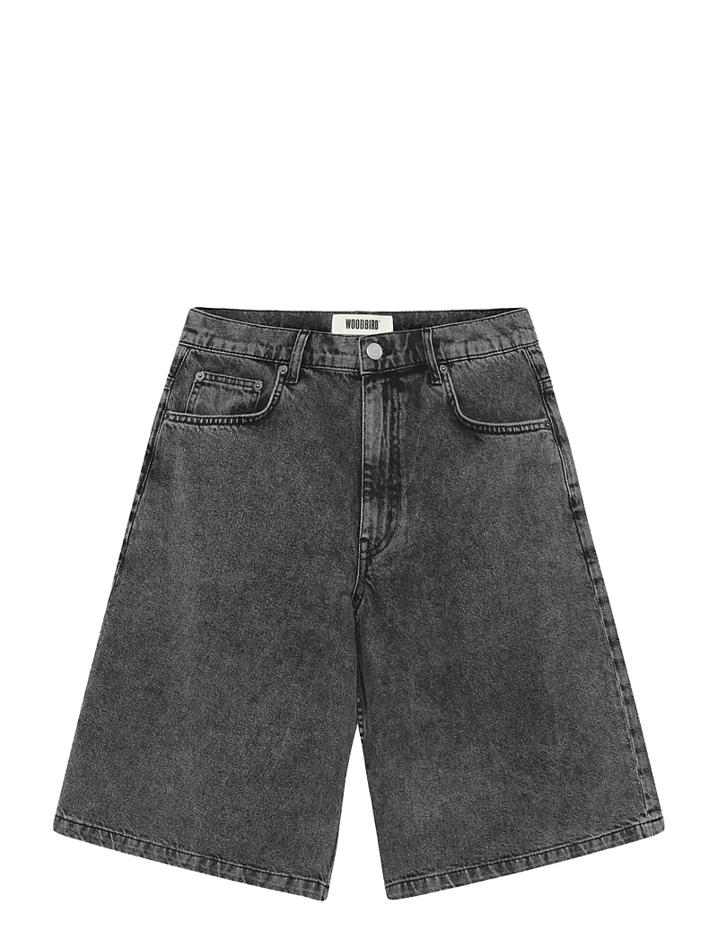 Woodbird - WBYuto Thunblack Shorts - casual shorts - dark grey - 1