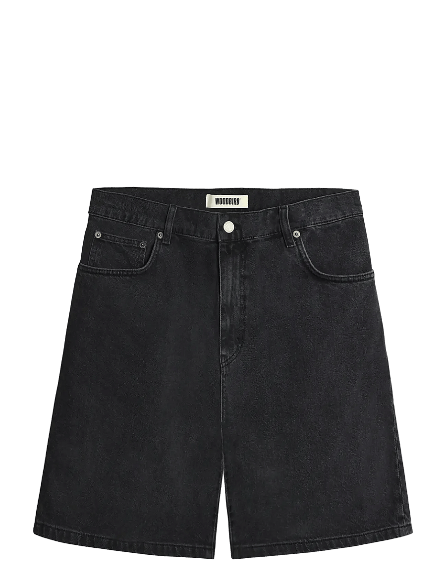 Woodbird - WBLeroy Crow Shorts - jeans shorts - black vintage - 1