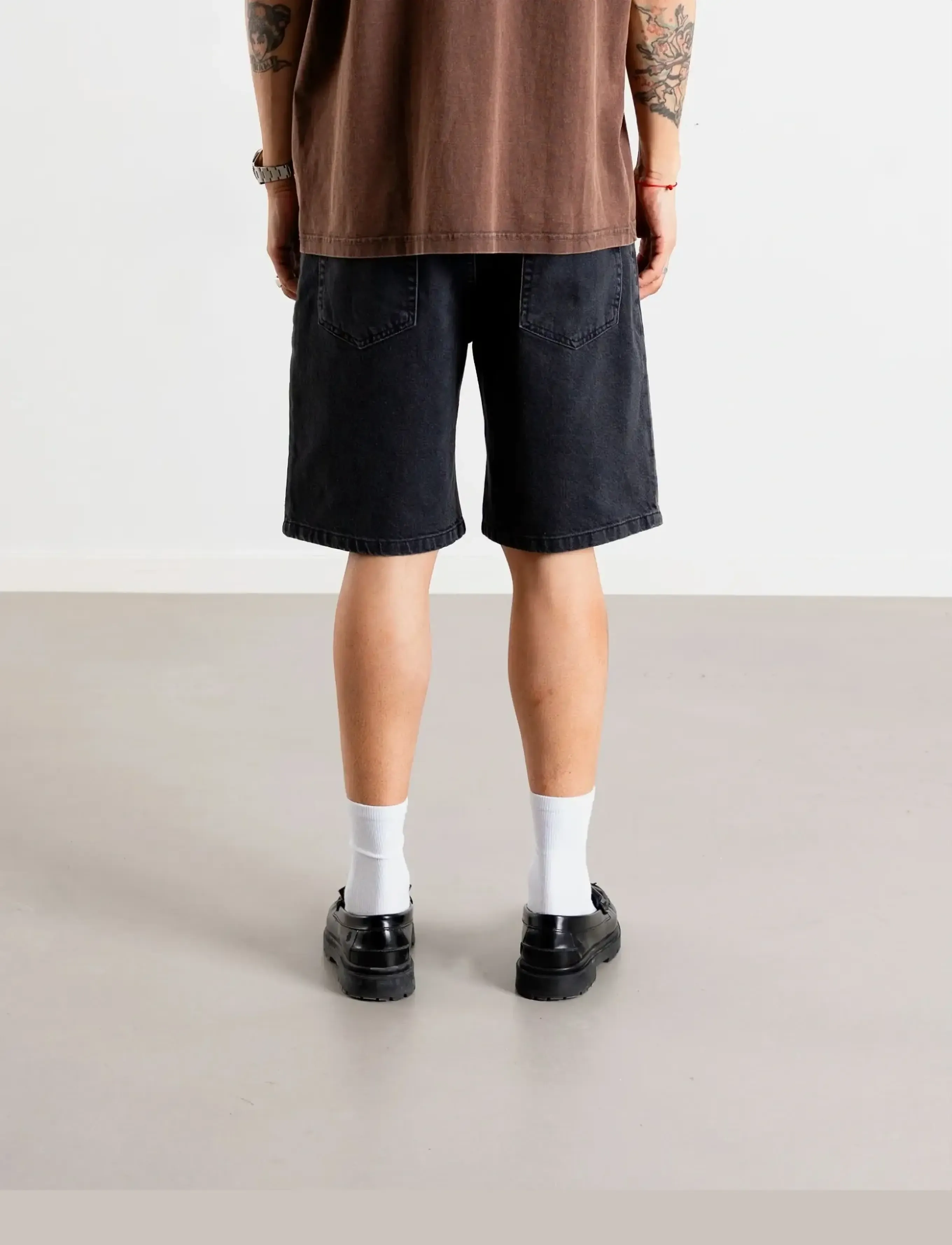 Woodbird - WBLeroy Crow Shorts - lühikesed teksapüksid - black vintage - 2