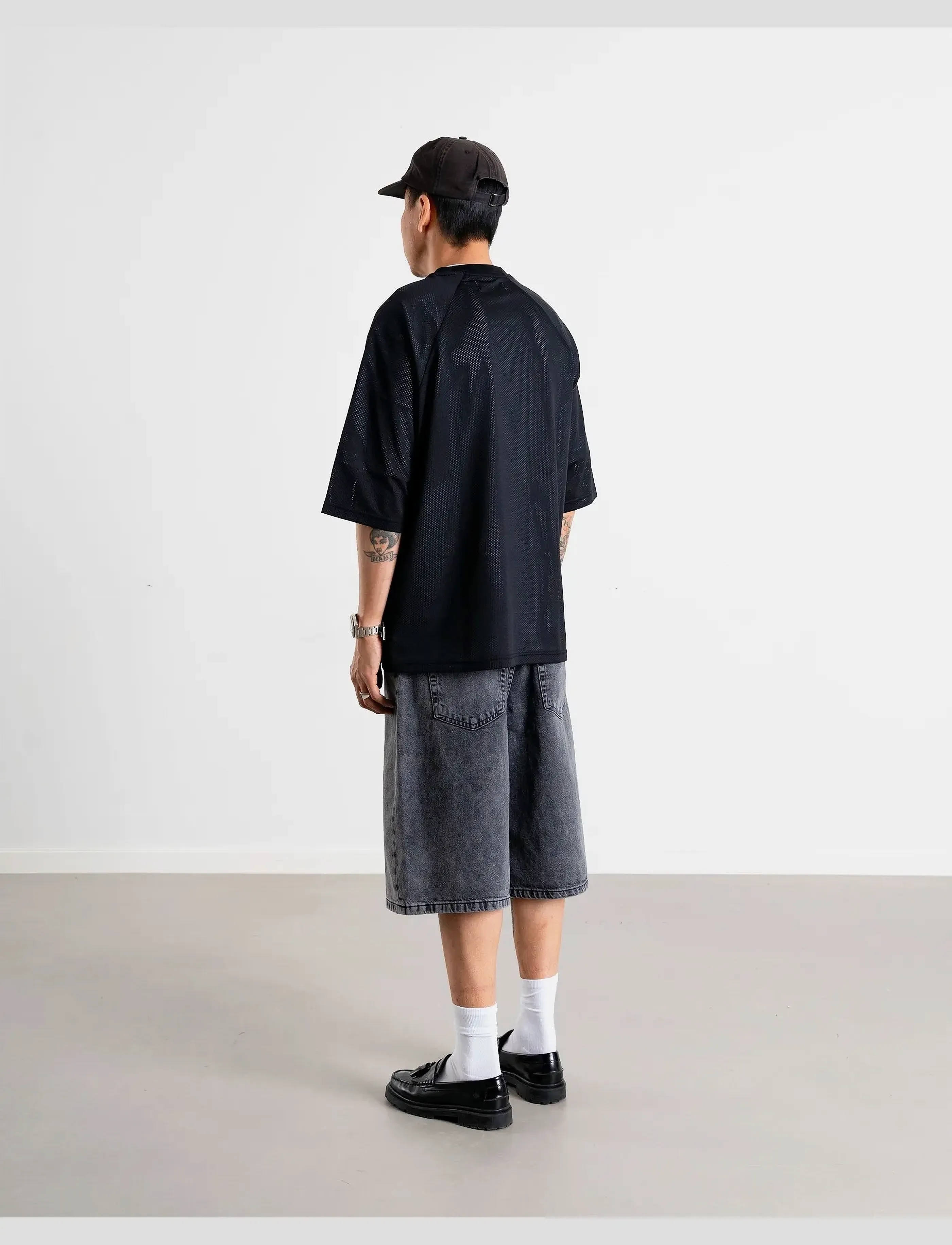 Woodbird - WBBlake Mesh Tee - black - 3
