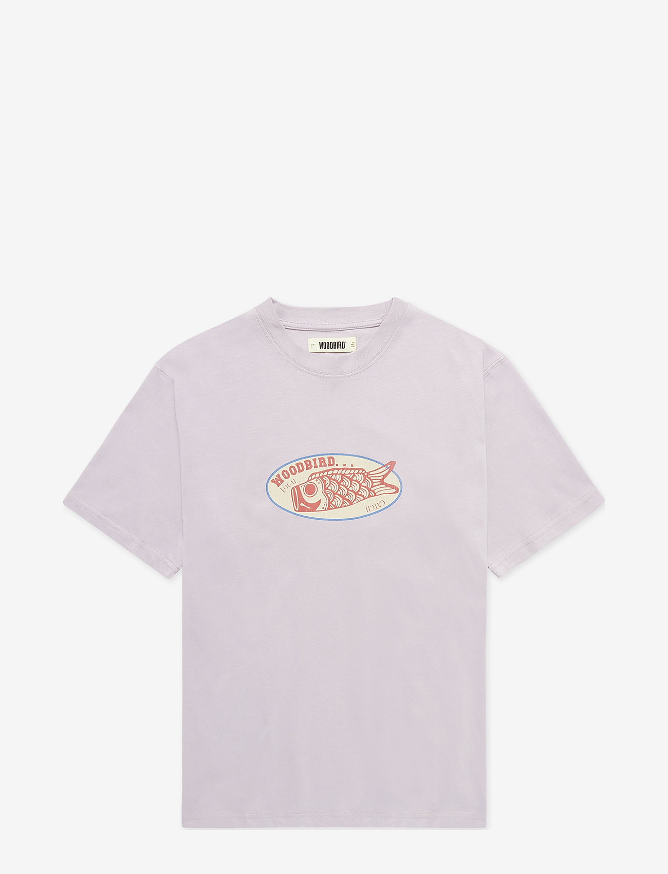 Woodbird - WBBaine Catch Tee - grey-purple - 1