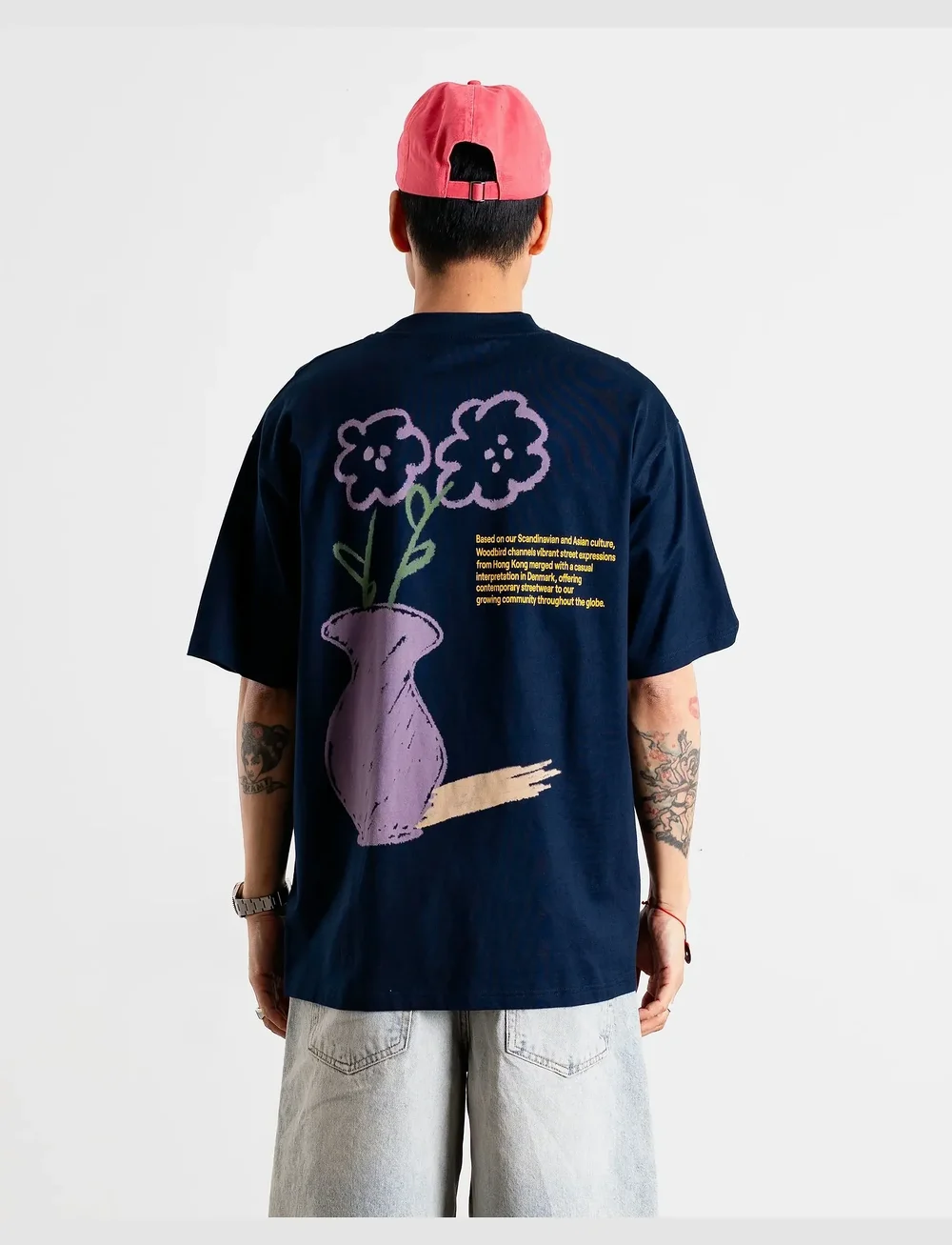 Woodbird - WBBaine Cray Tee - lyhythihaiset - navy - 5