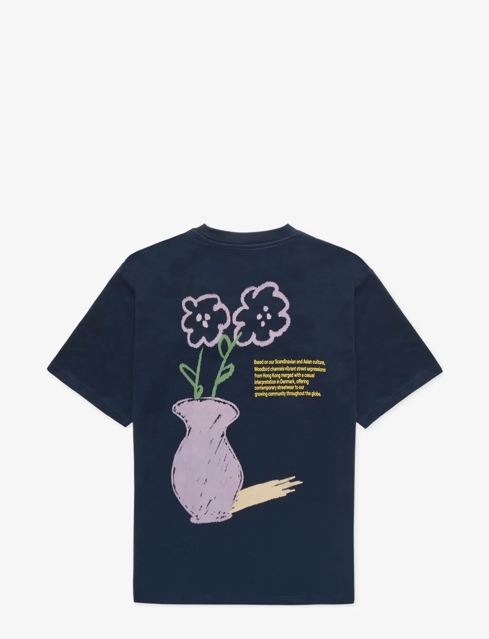 Woodbird - WBBaine Cray Tee - lyhythihaiset - navy - 2