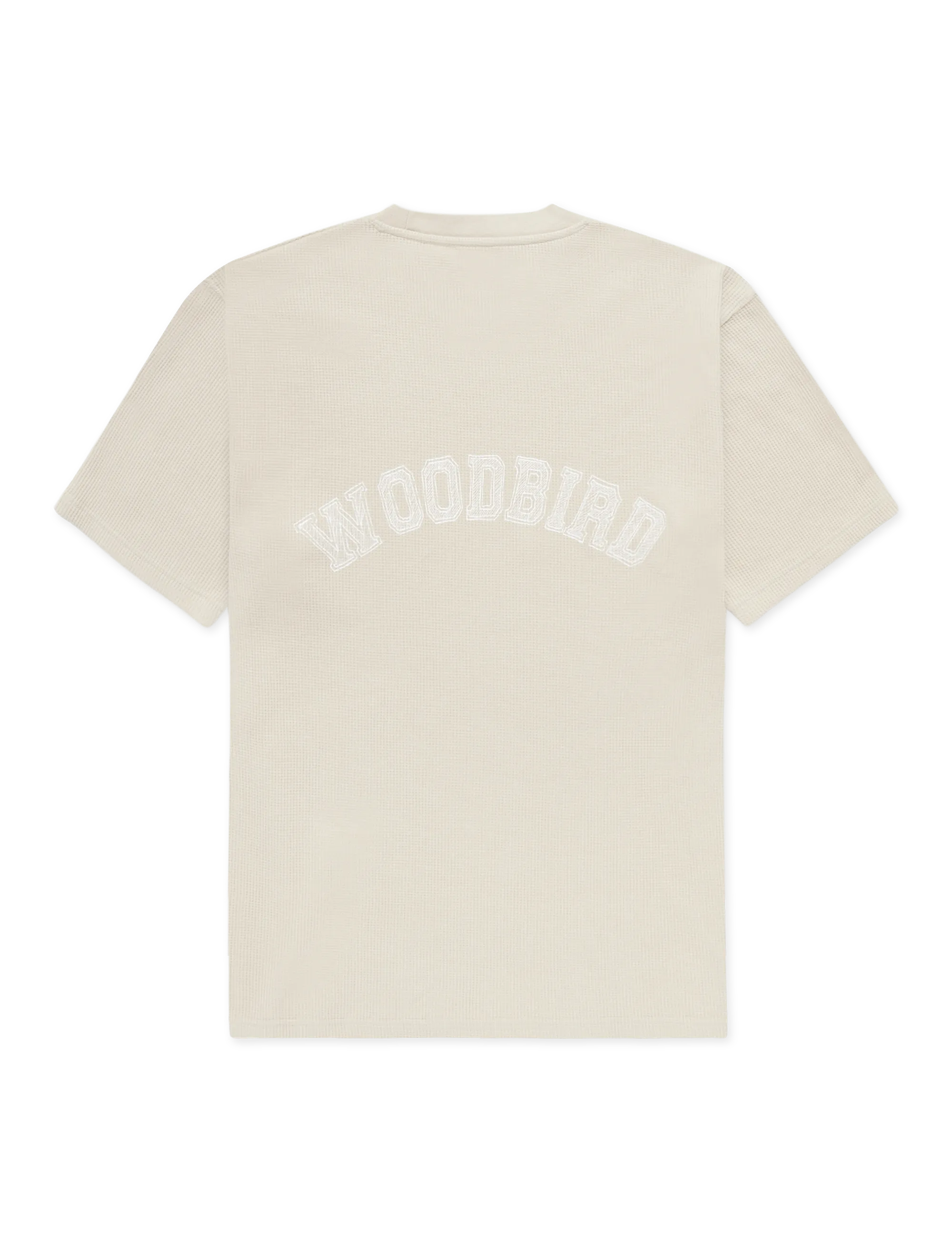 Woodbird - WBBaine Waffel Tee - taupe brown - 5