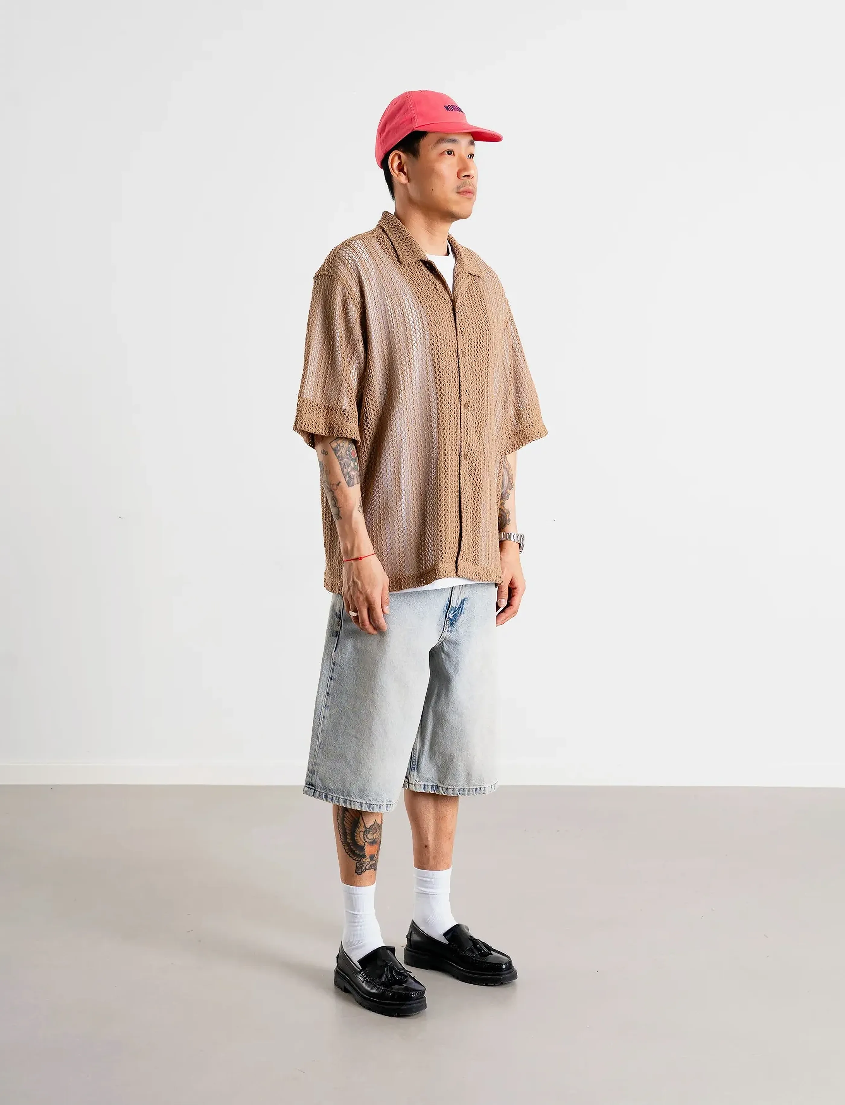 Woodbird - WBWang Lace Shirt - taupe brown - 2