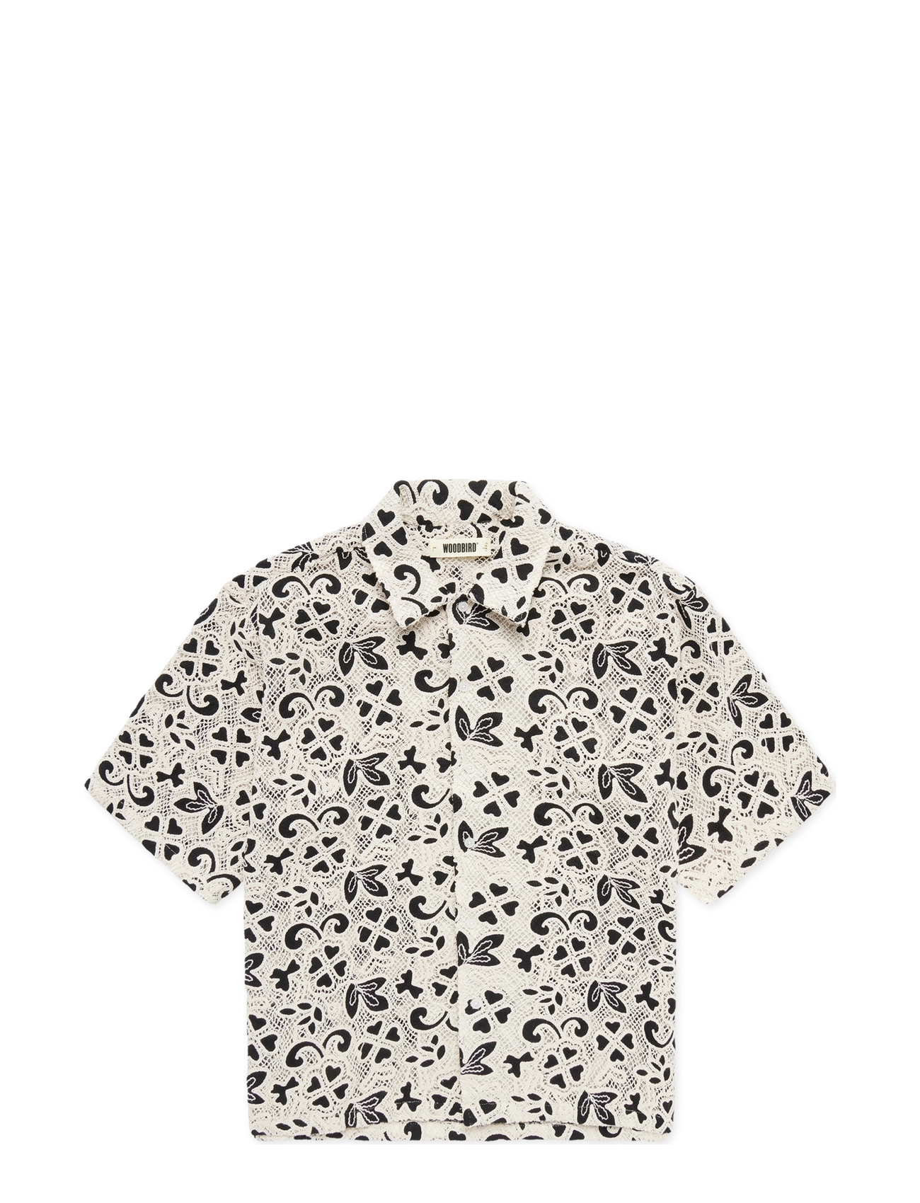 Woodbird WBWang Soul Shirt - Skjorter - OFF WHITE / multi