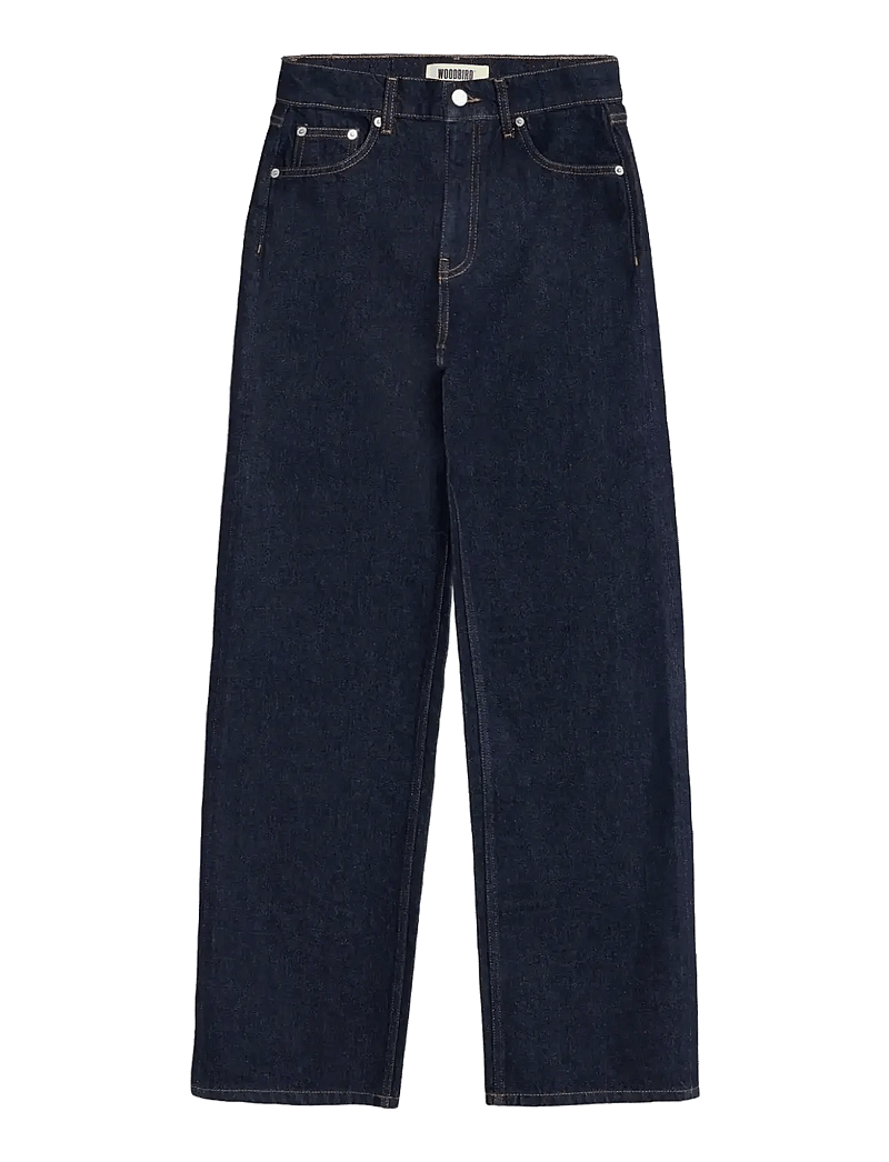 Woodbird - WBCarla Raw Jeans - brede jeans - raw blue - 0