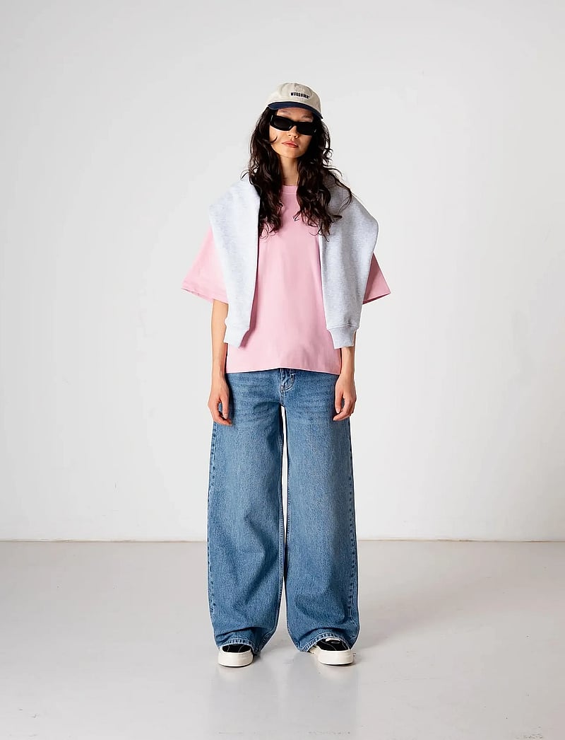 Woodbird - WBAya Hope Jeans - džinsi ar platām starām - blue - 0