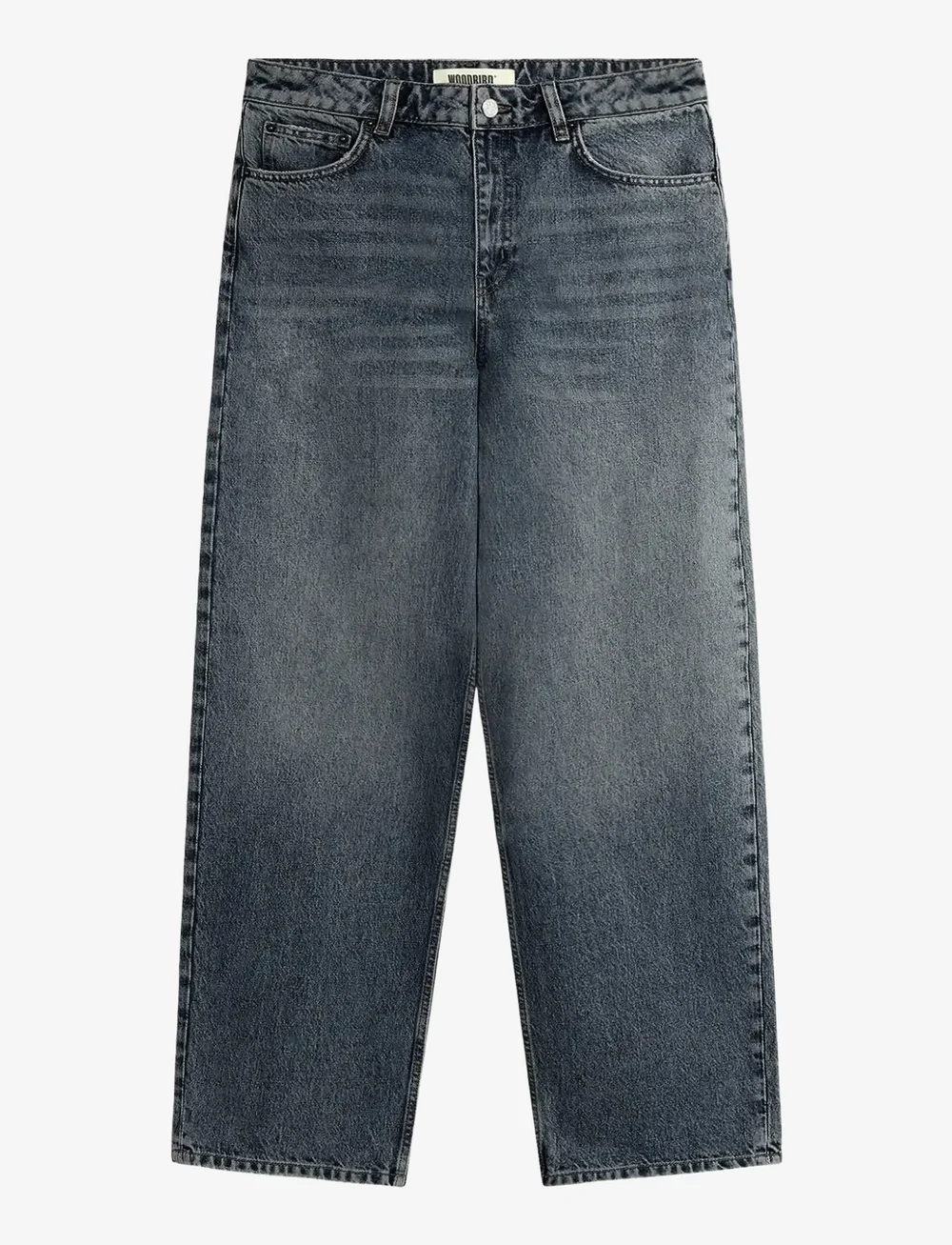 Woodbird - WBAya Shadow Jeans - wide leg jeans - black - 0