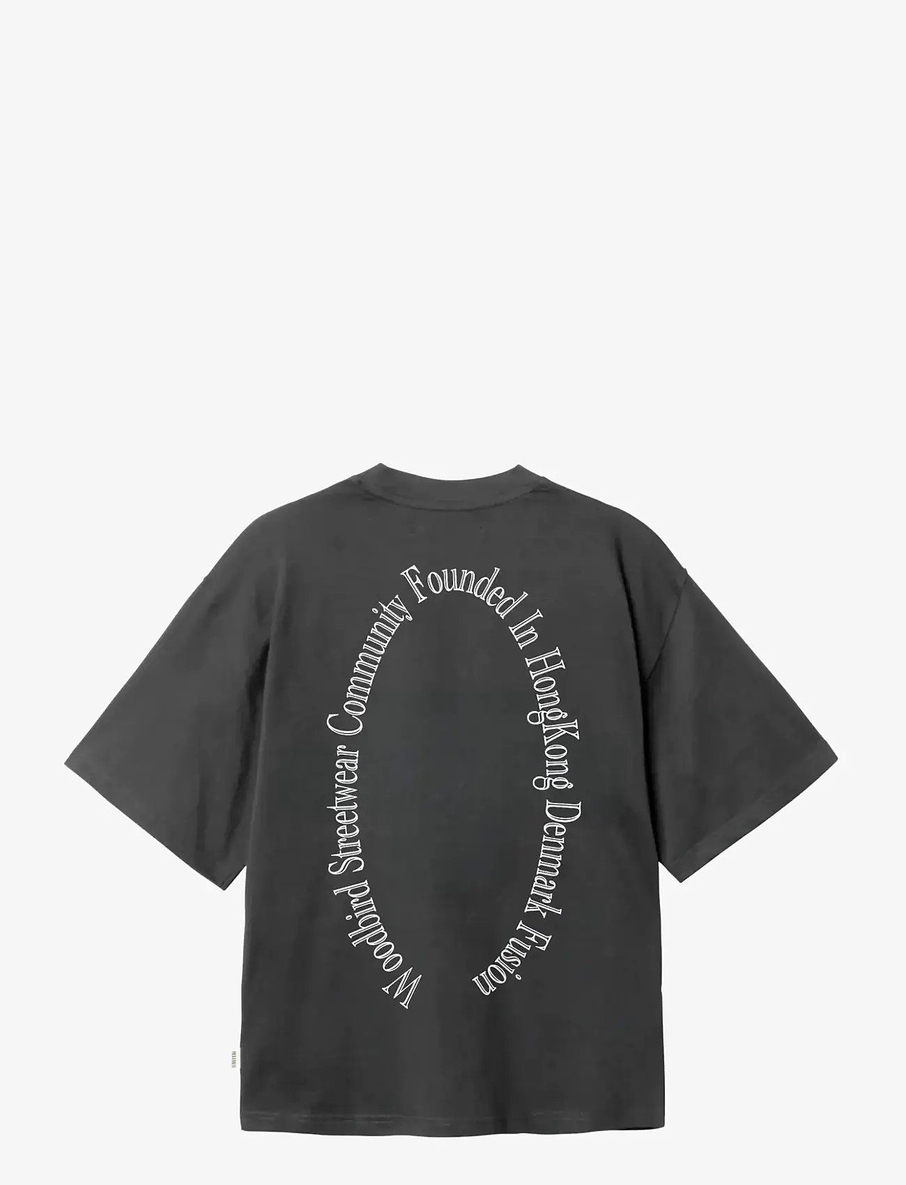 Woodbird - WBJuno Founded tee - t-shirts - asphalt - 2
