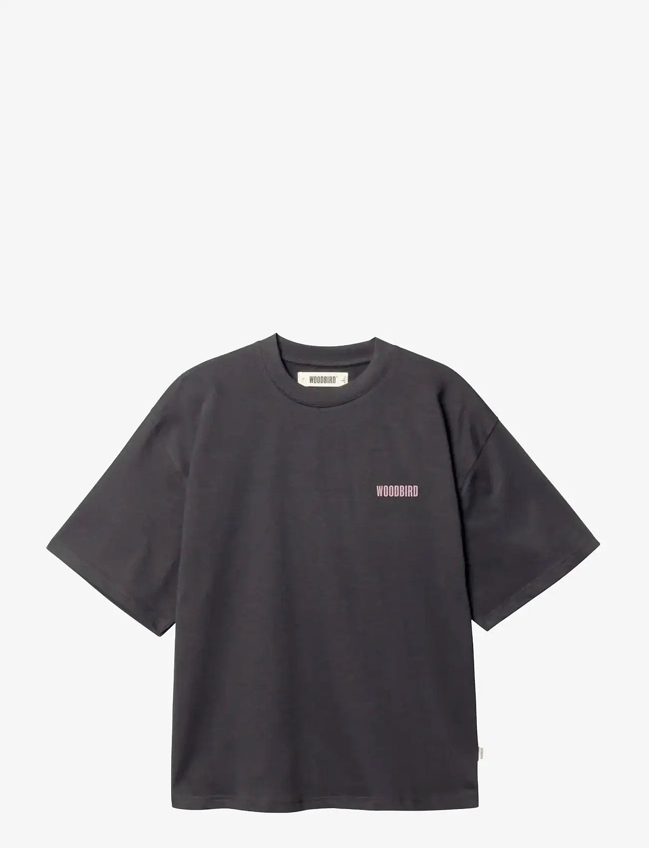 Woodbird - WBBalo Curbi Tee - t-särgid - asphalt - 1