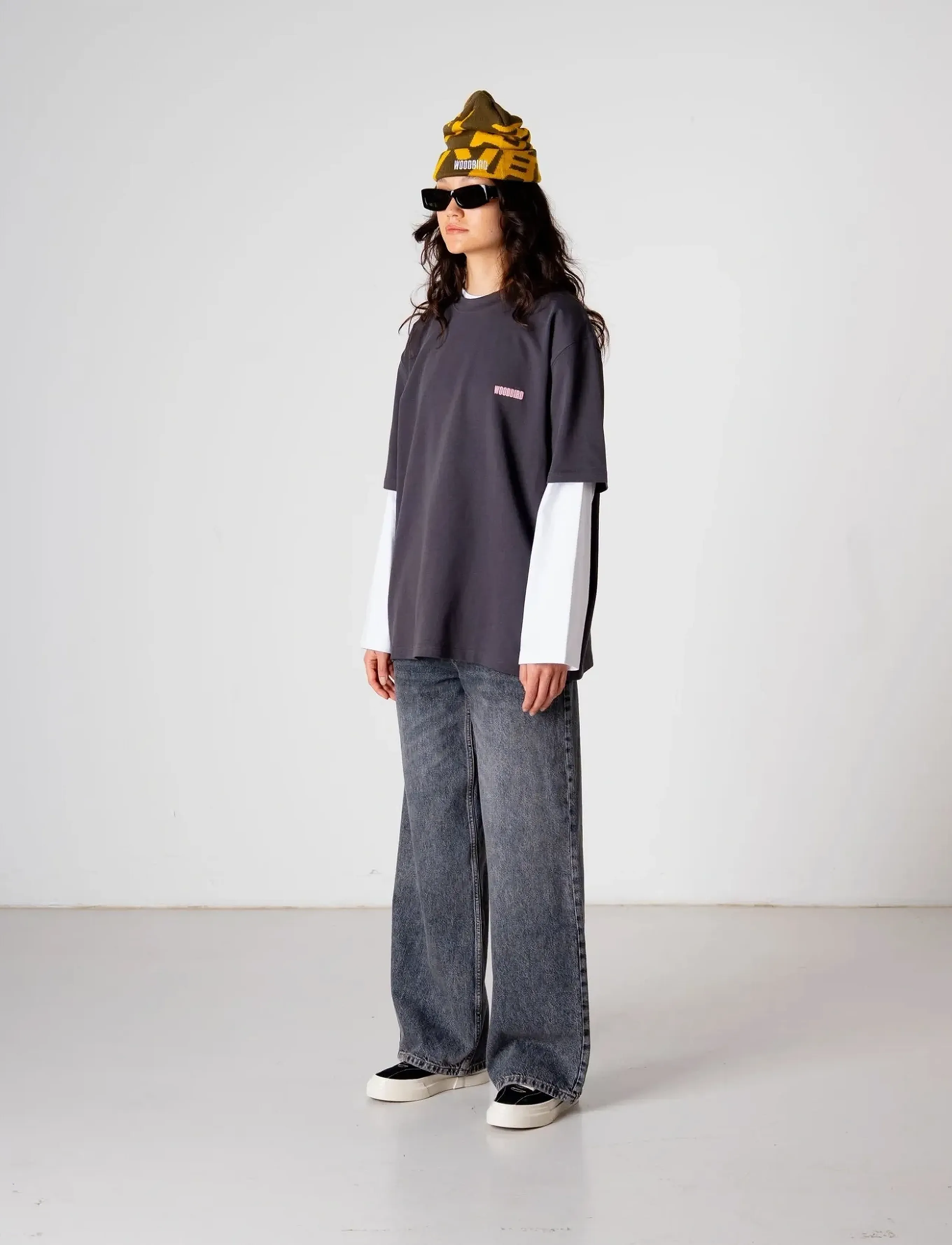 Woodbird - WBBalo Curbi Tee - asphalt - 3