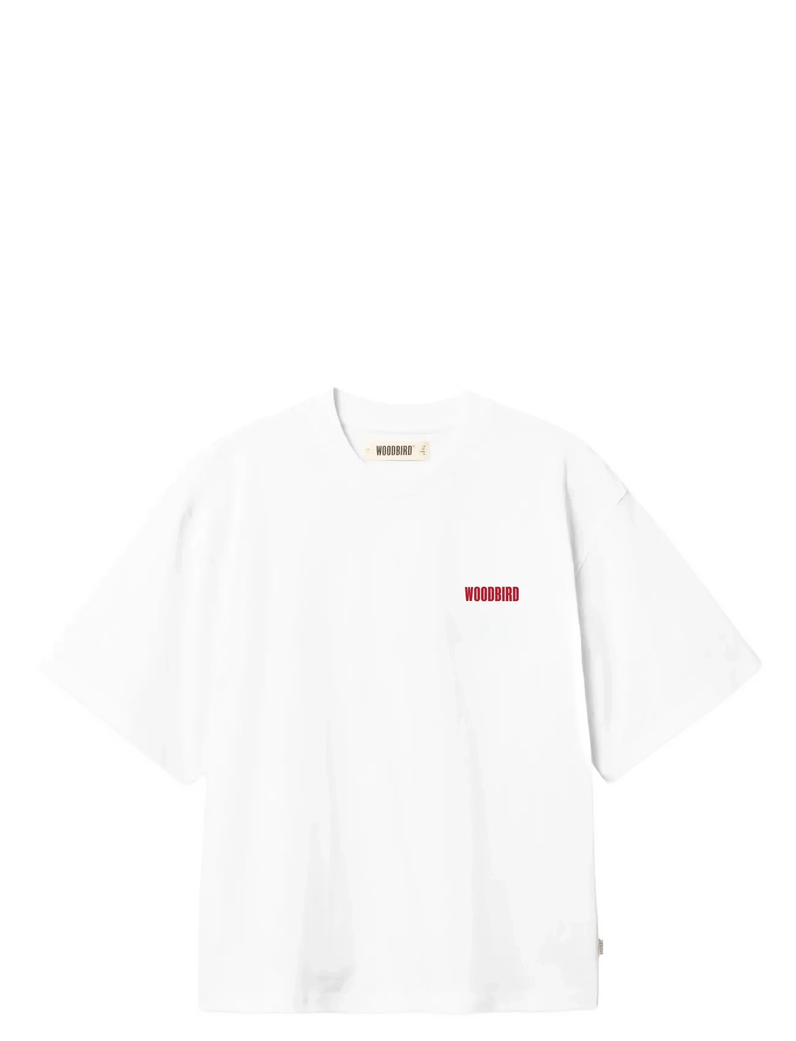 Woodbird WBBalo Space Tee - Tøj - WHITE / white
