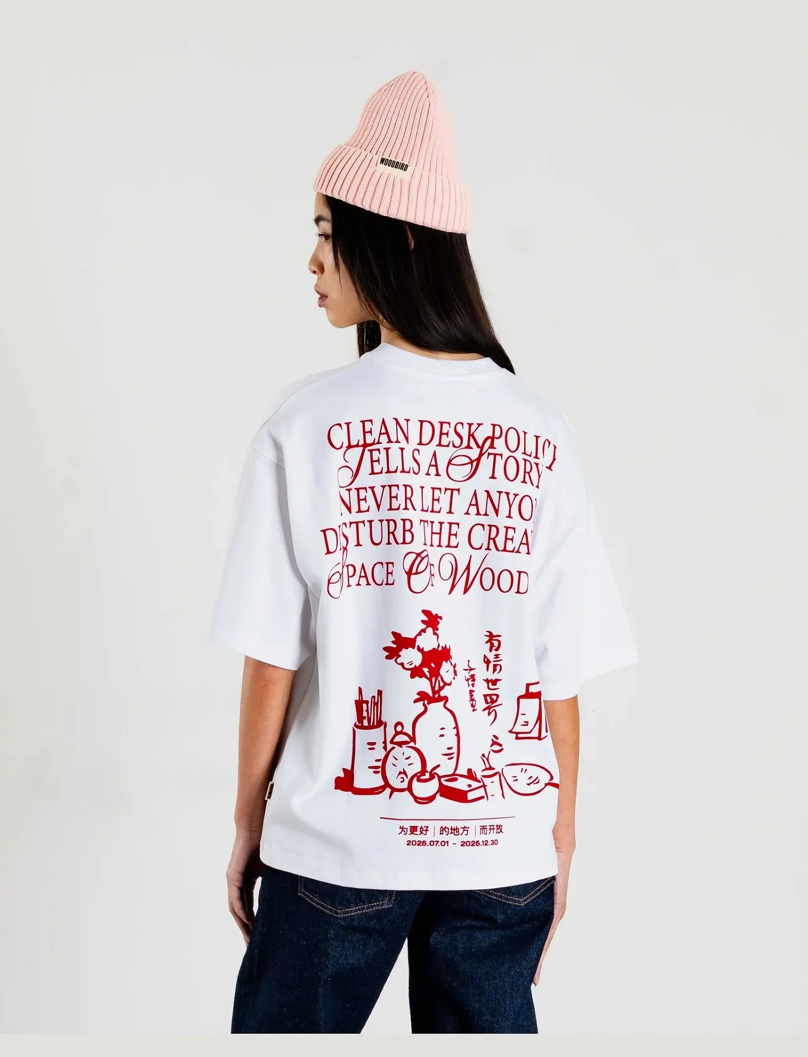 Woodbird - WBBalo Space Tee - t-särgid - white - 5