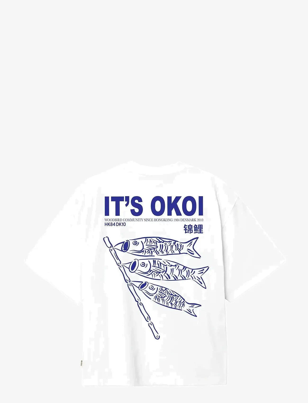 Woodbird - WBBalo Koi Tee - t-shirts - white - 2