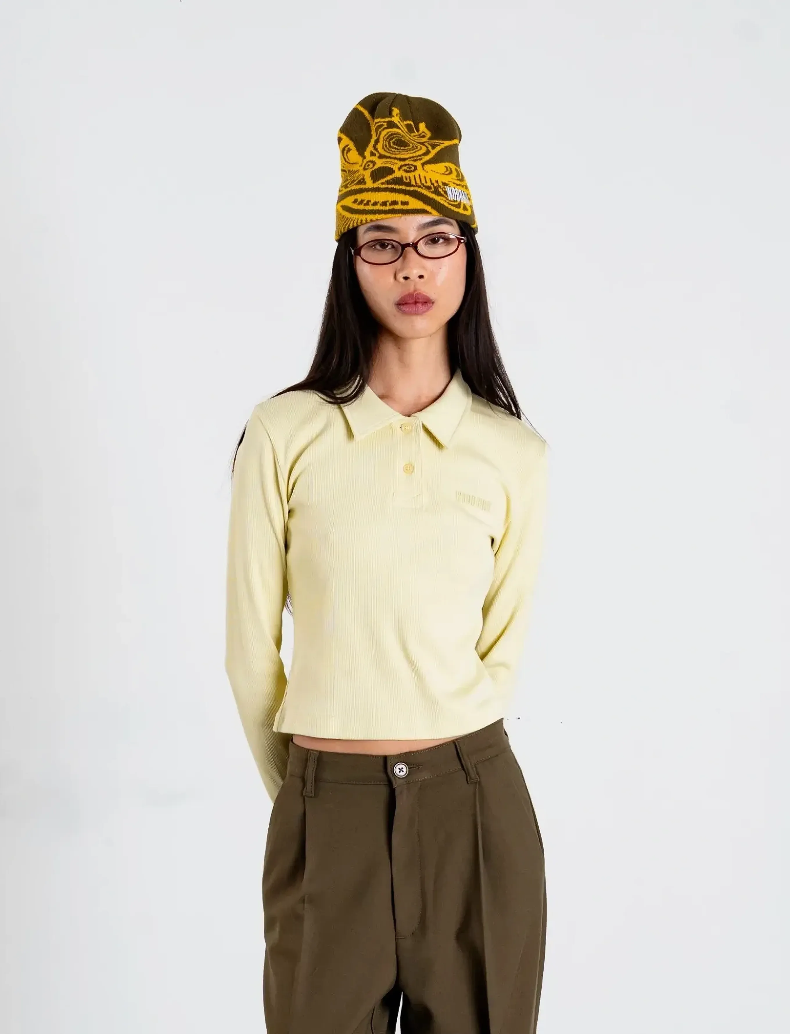 Woodbird WBVilly Sports Top - T-shirts & Toppar - BUTTER / yellow