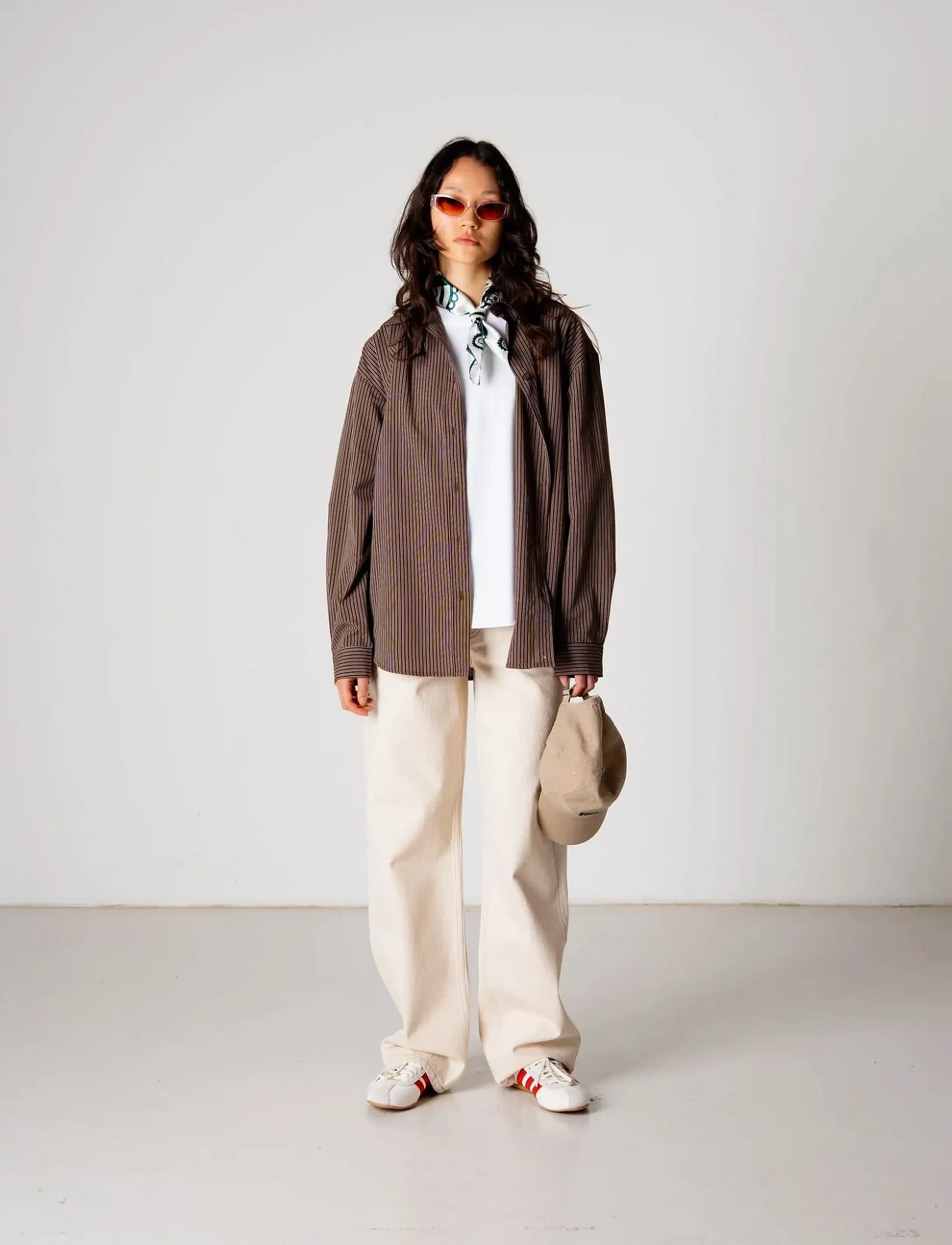 Woodbird WBBecca Stripe Shirt - Hemden - BROWN / brown