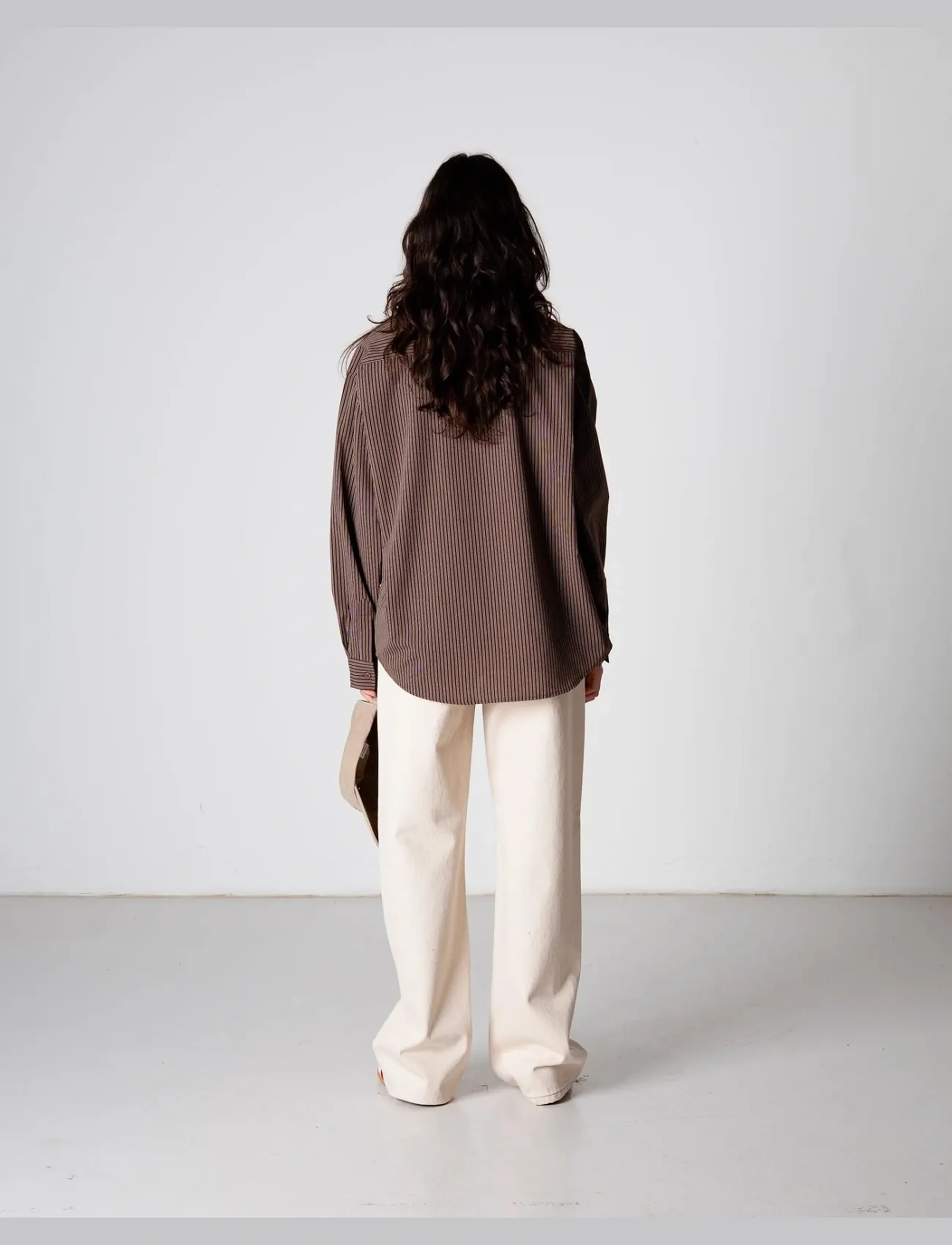 Woodbird - WBBecca Stripe Shirt - brown - 5