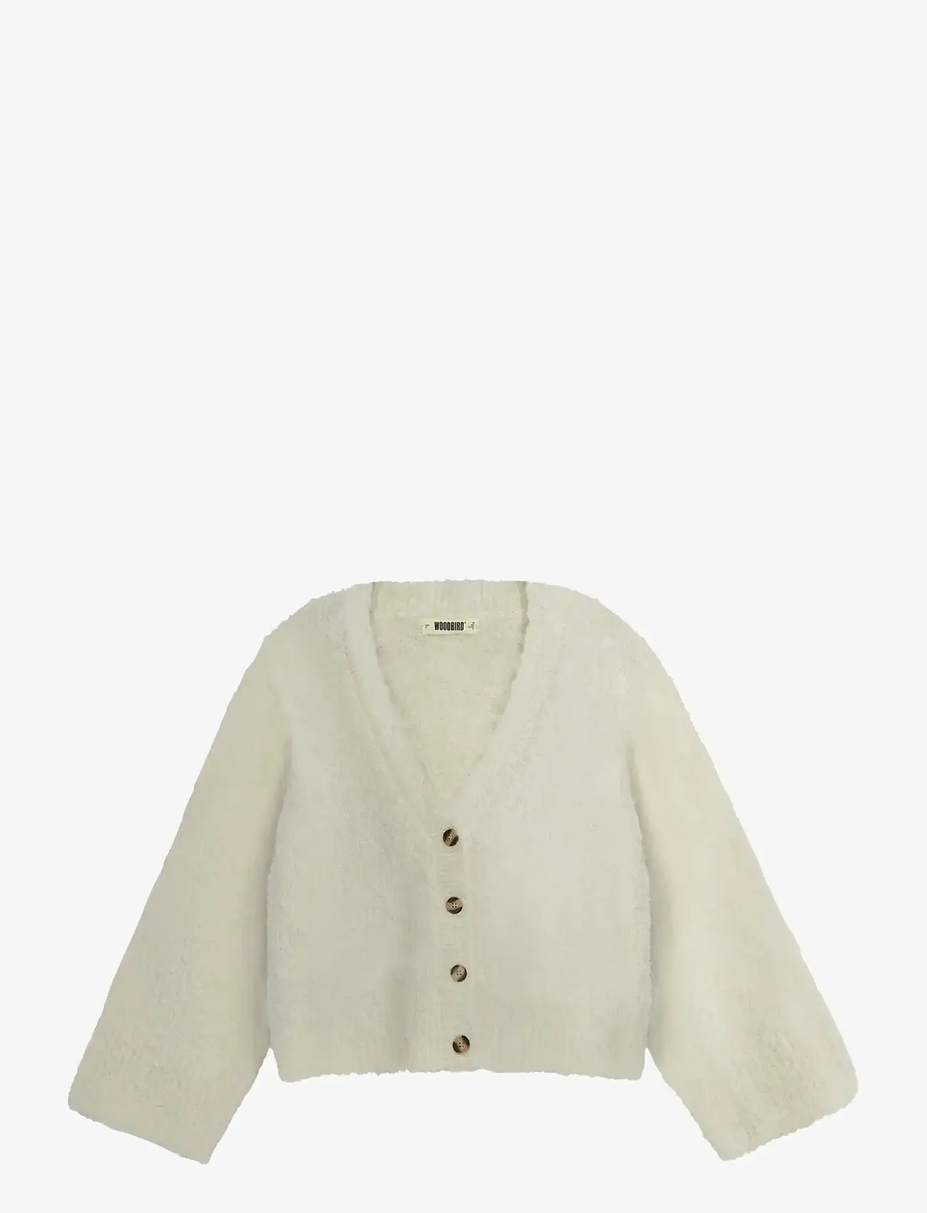 Woodbird - WBEa Teddy Cardigan - kardiganid - off white - 1