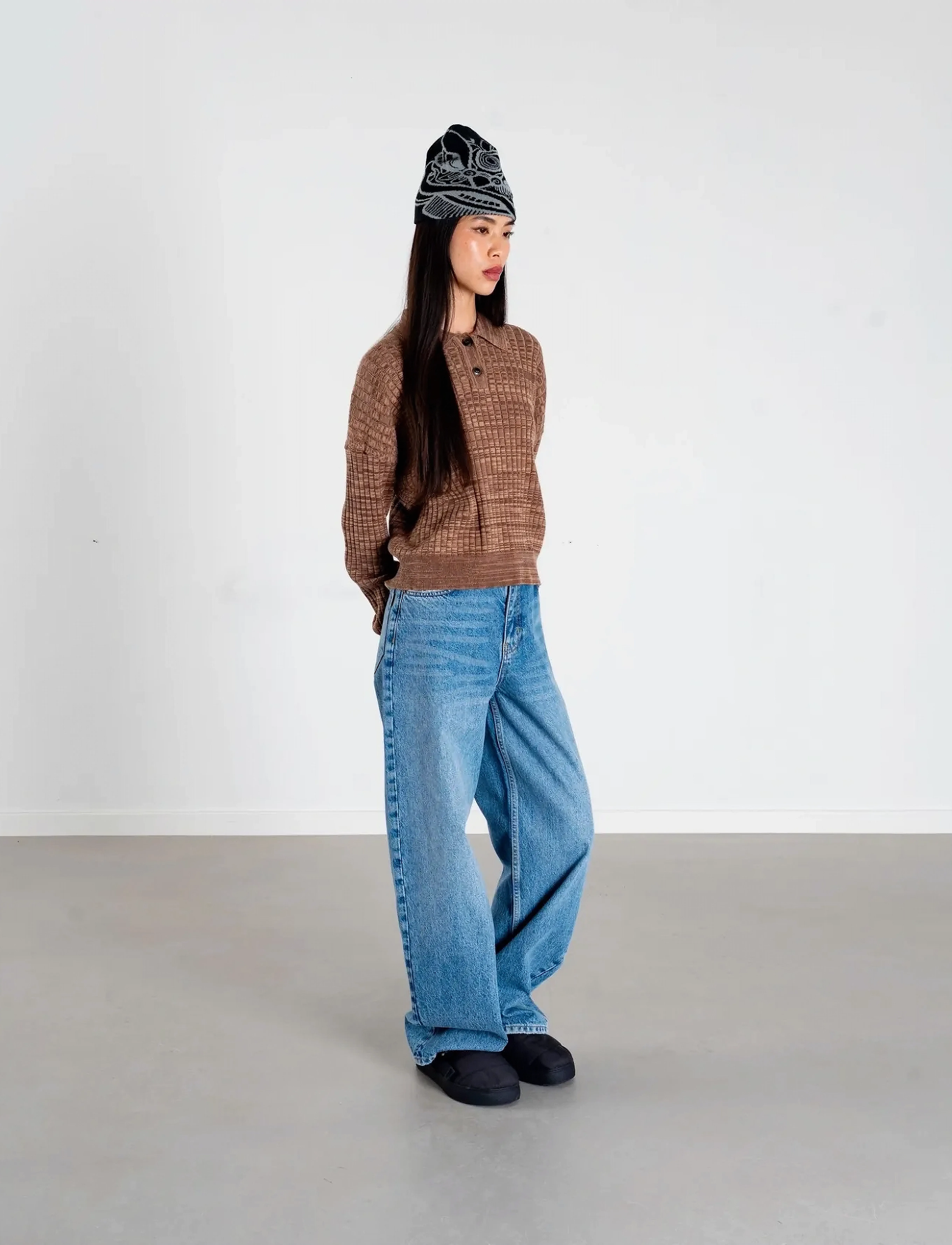 Woodbird - WBMouls Knitted Polo - pullover - dark brown - 2