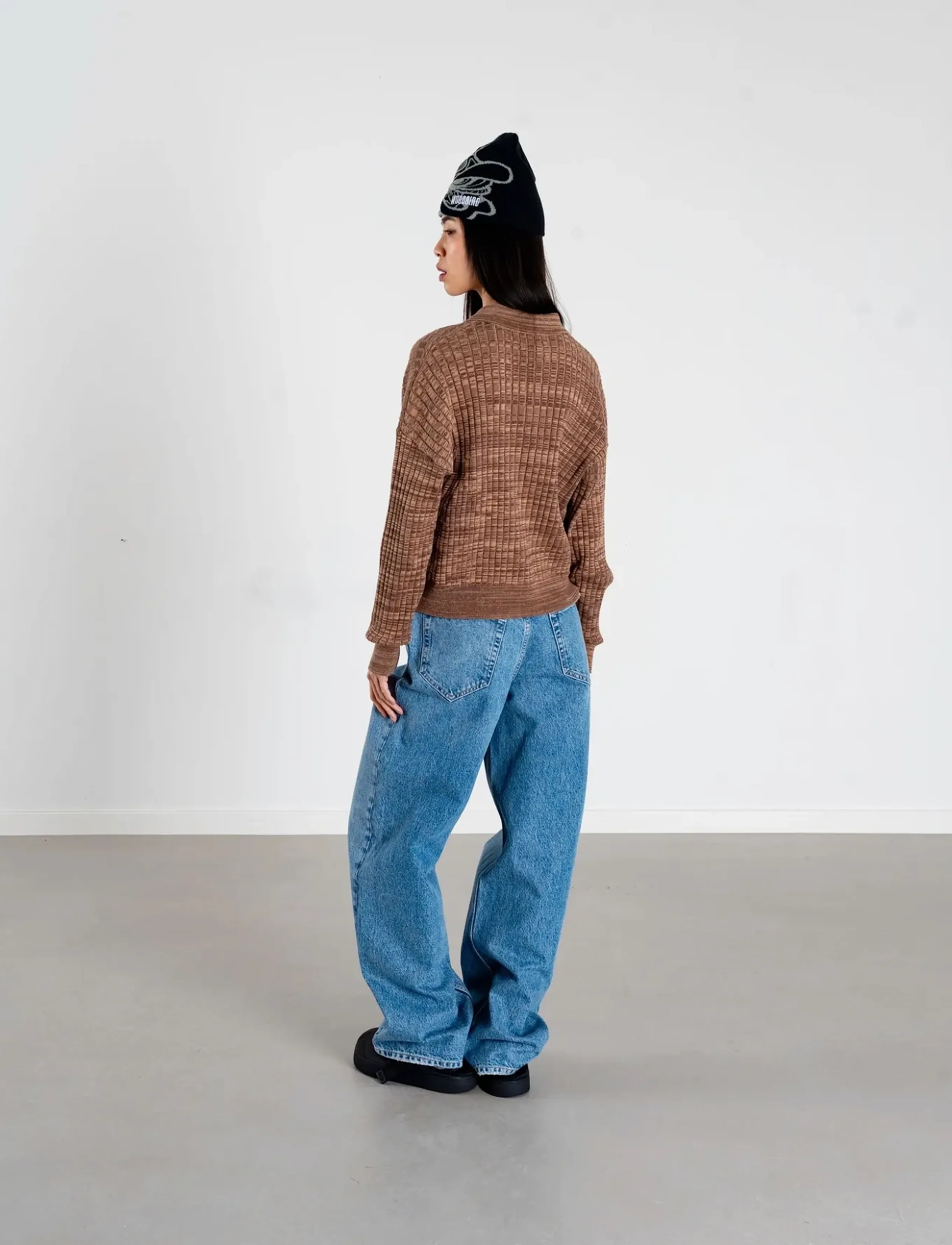 Woodbird - WBMouls Knitted Polo - pullover - dark brown - 3