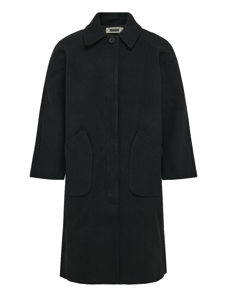 Woodbird - WBBrenna Wool Coat - vinterjakker - black - 0