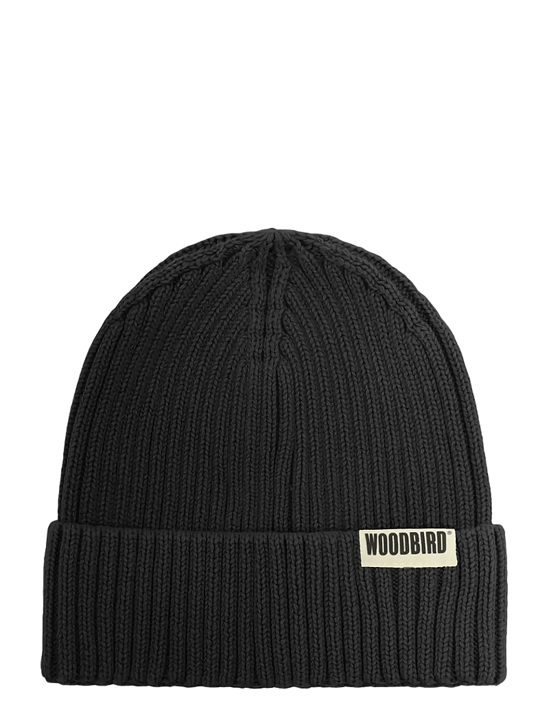 Woodbird - WBYeti Cotton Beanie - shoppa efter tillfälle - black - 0