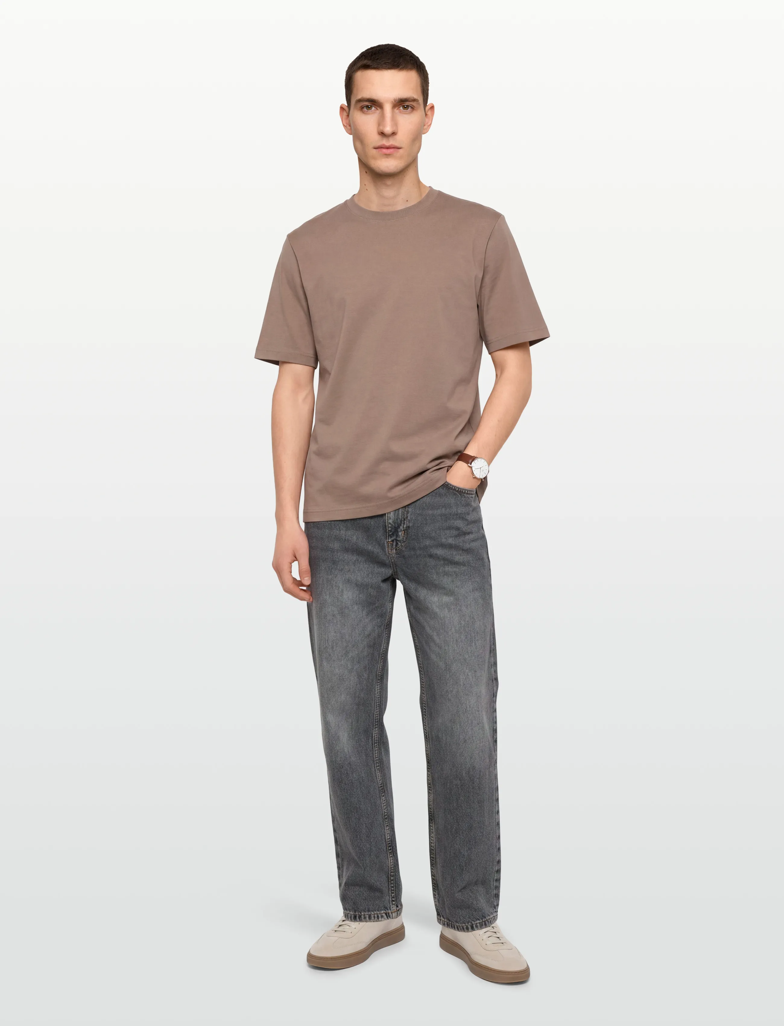 Woodbird Wbrami Shadow Jeans, 32 x 32, Grey, Jeans > Afslappede, Herre