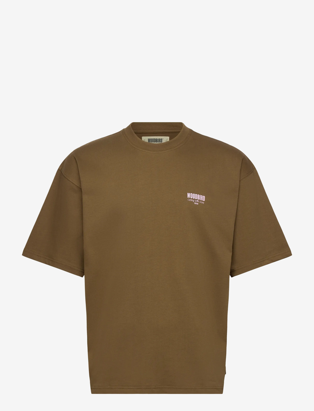 Woodbird - WBBeam Pho Tee - dark brown - 1