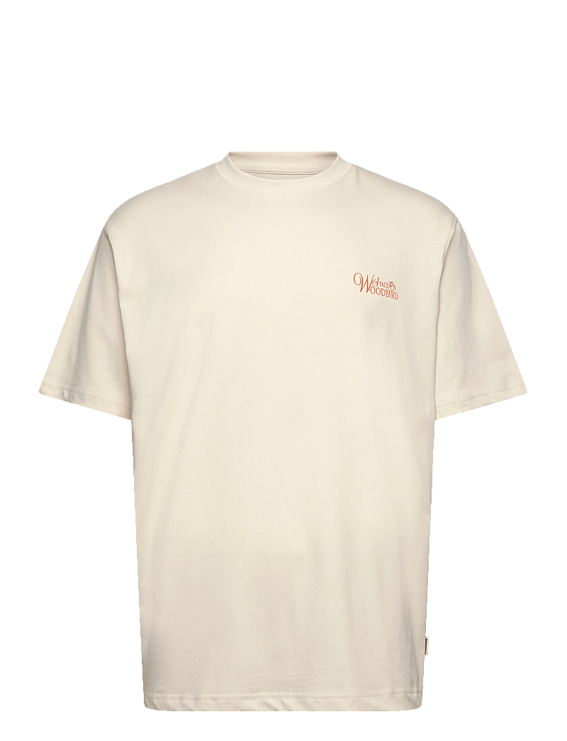Woodbird - WBBaine Flower Tee - kurzärmelig - off white - 1