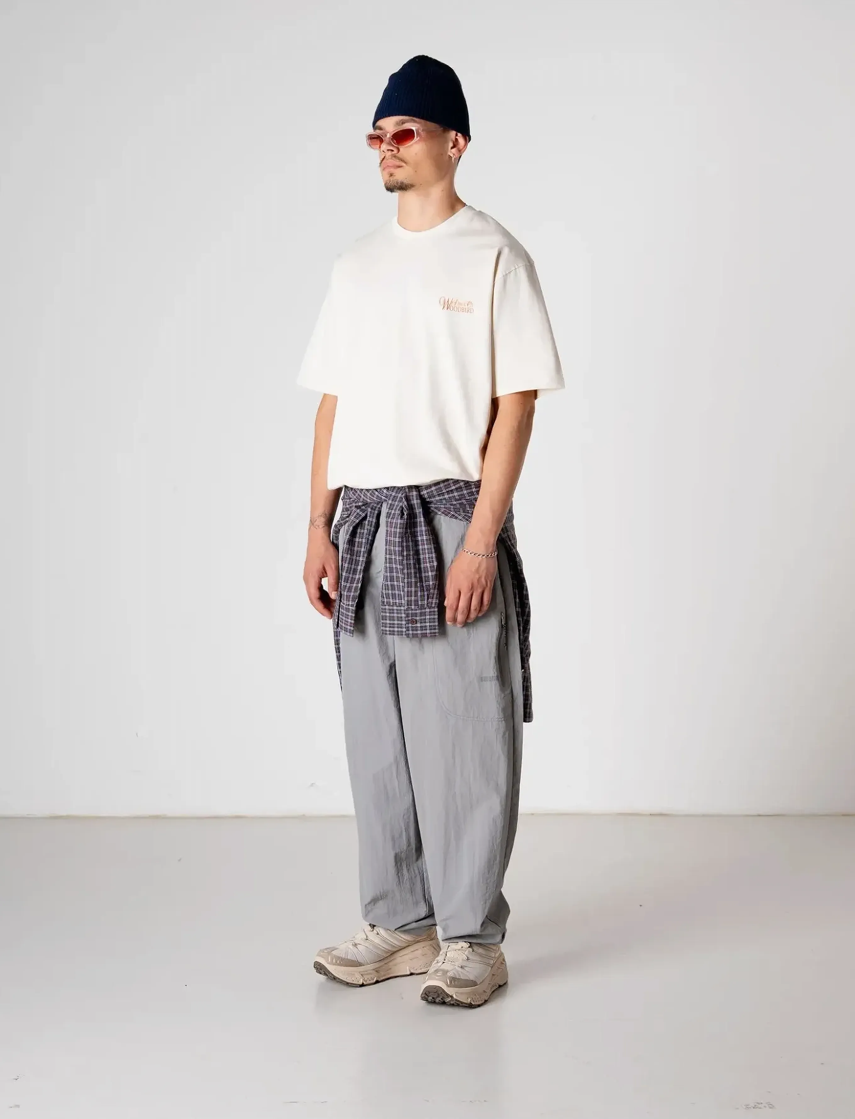 Woodbird - WBBaine Flower Tee - off white - 3