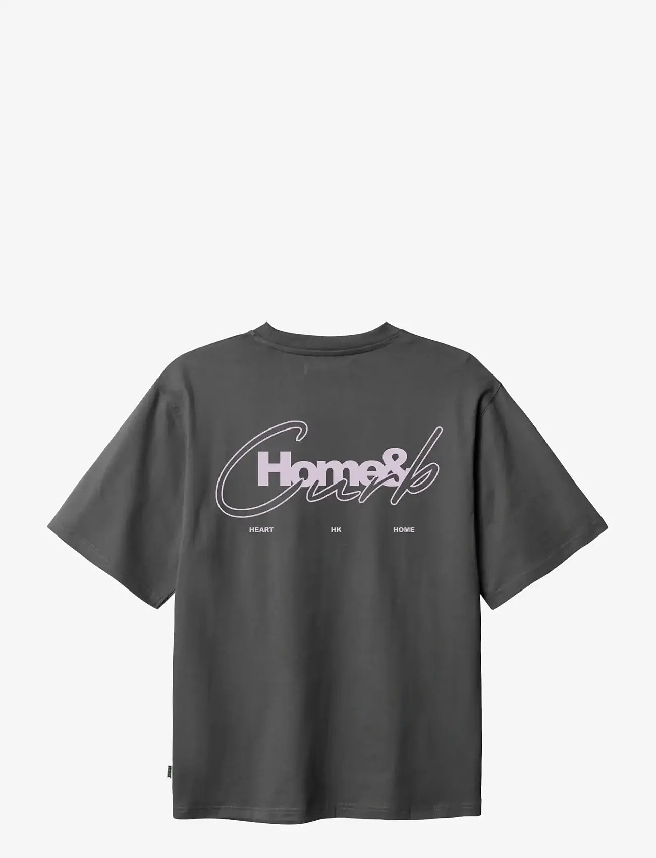 Woodbird - WBBeam Curbi Tee - kortærmede t-shirts - asphalt - 1
