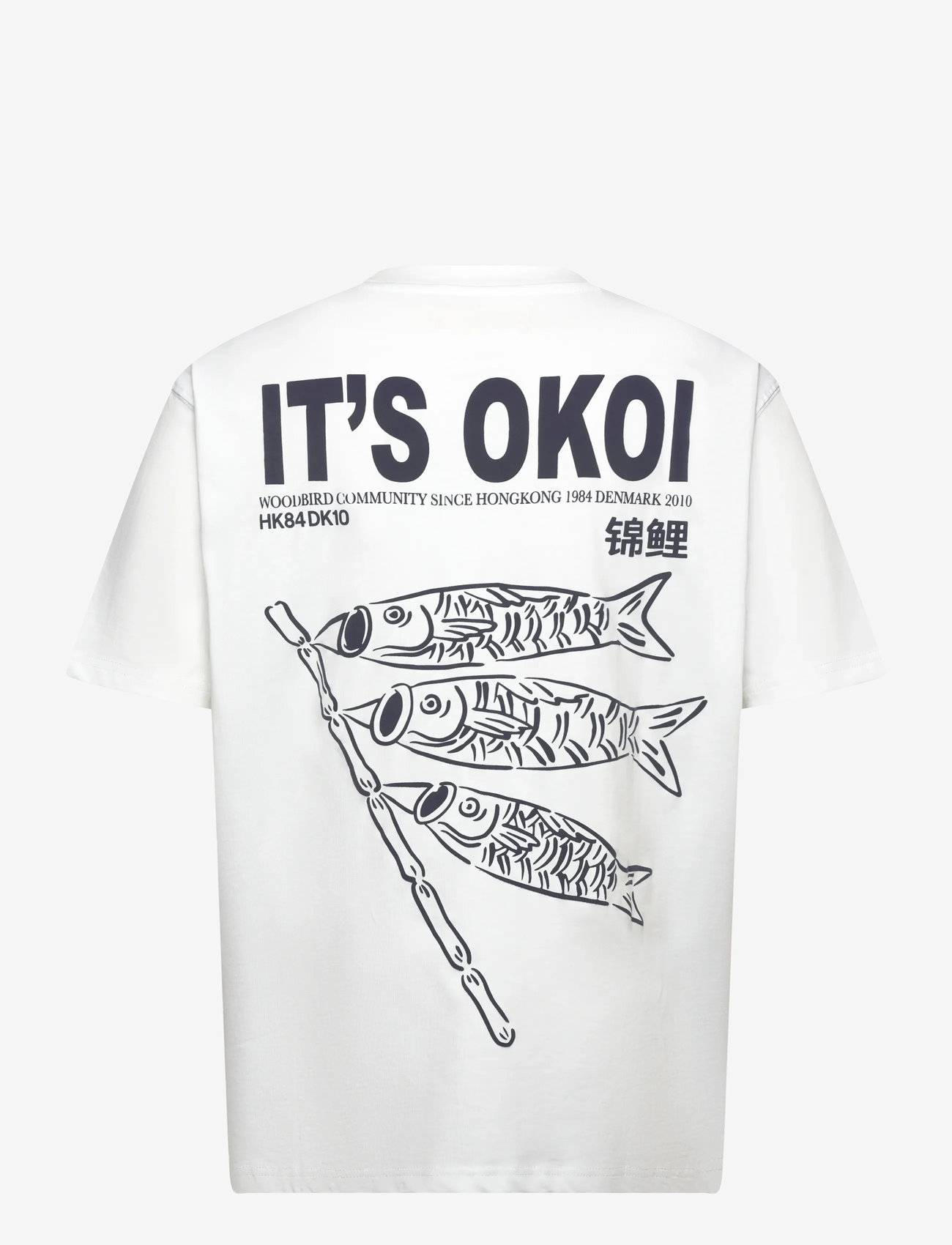 Woodbird - WBBaine Koi Tee - white - 2