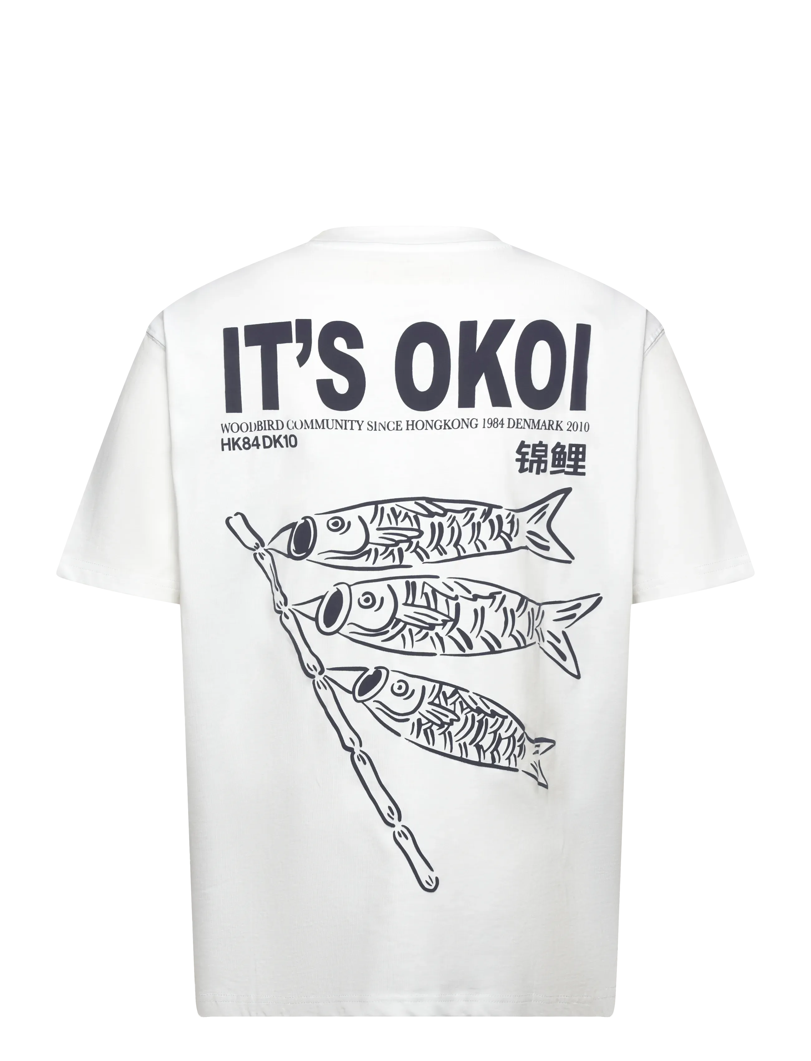 Woodbird - WBBaine Koi Tee - white - 2